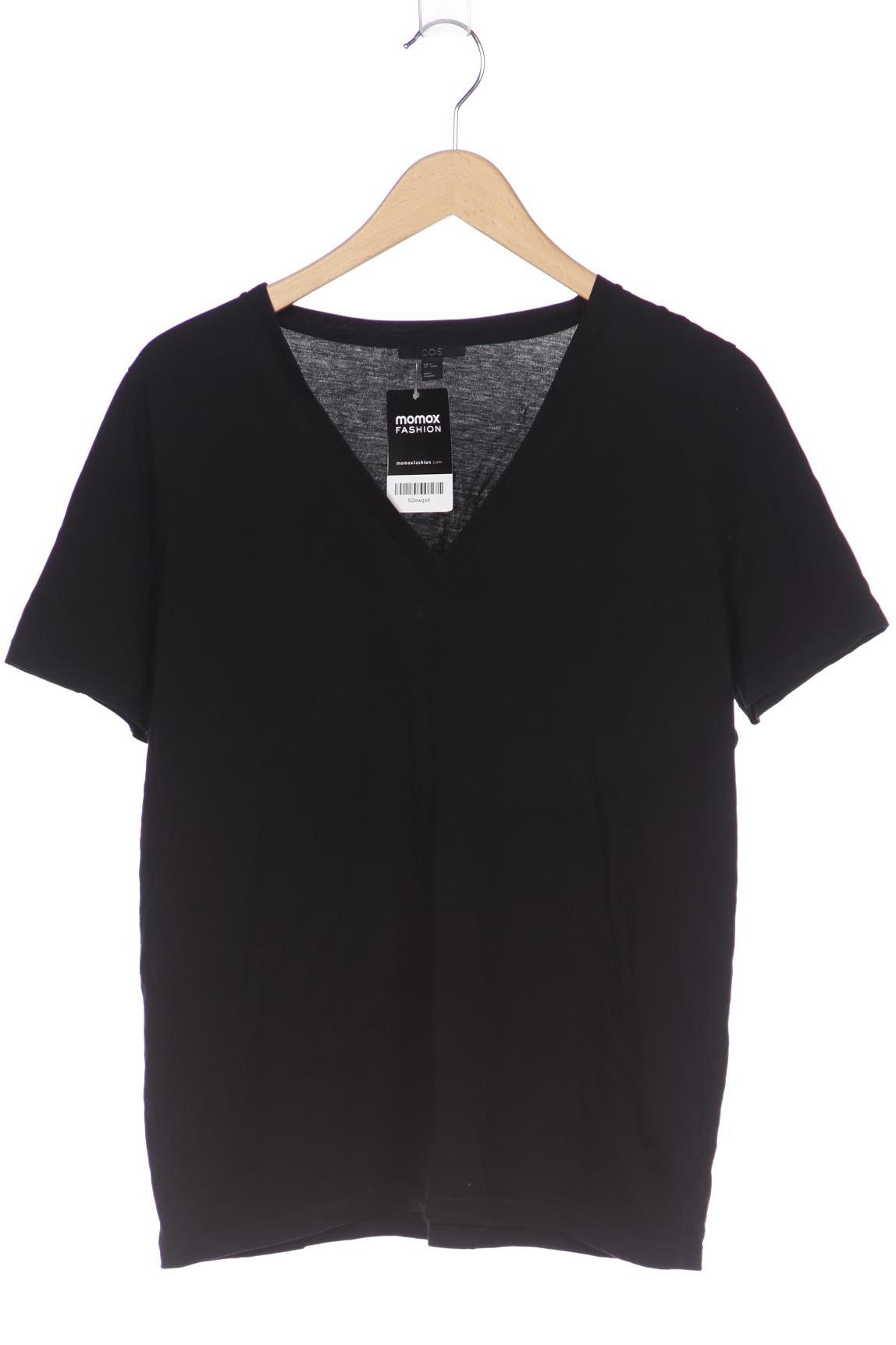 

COS Damen T-Shirt, schwarz, Gr. 38