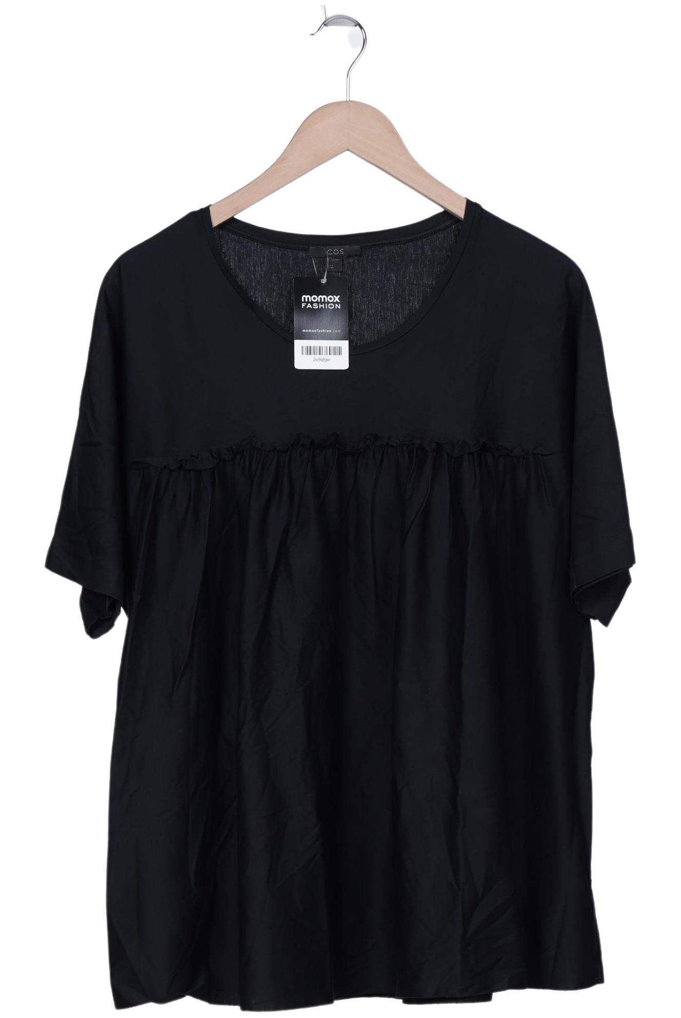 

COS Damen T-Shirt, schwarz, Gr. 42