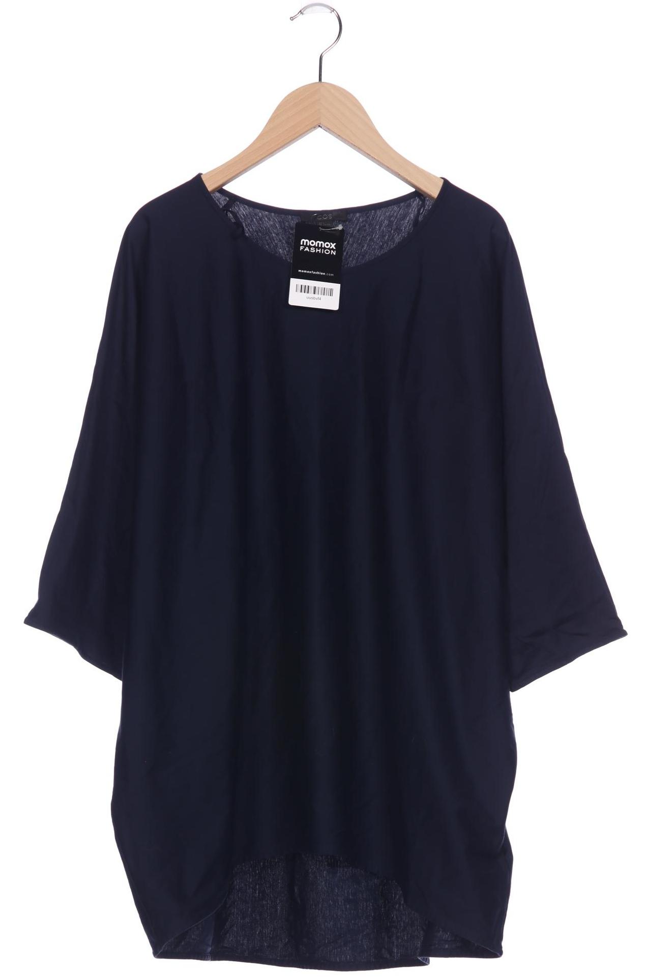 

COS Damen T-Shirt, marineblau, Gr. 42