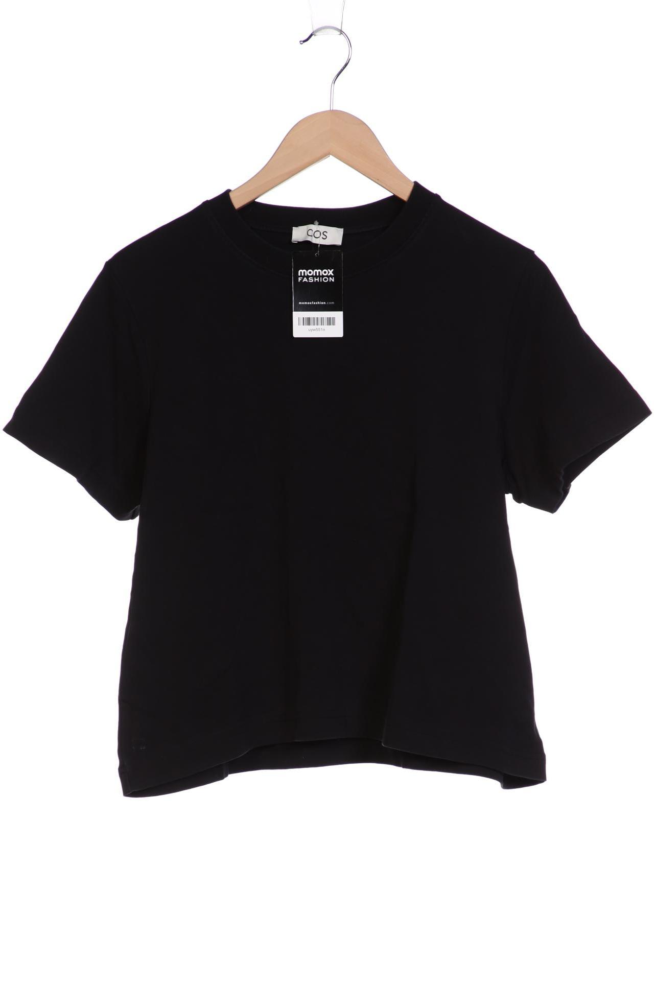 

COS Damen T-Shirt, schwarz, Gr. 42