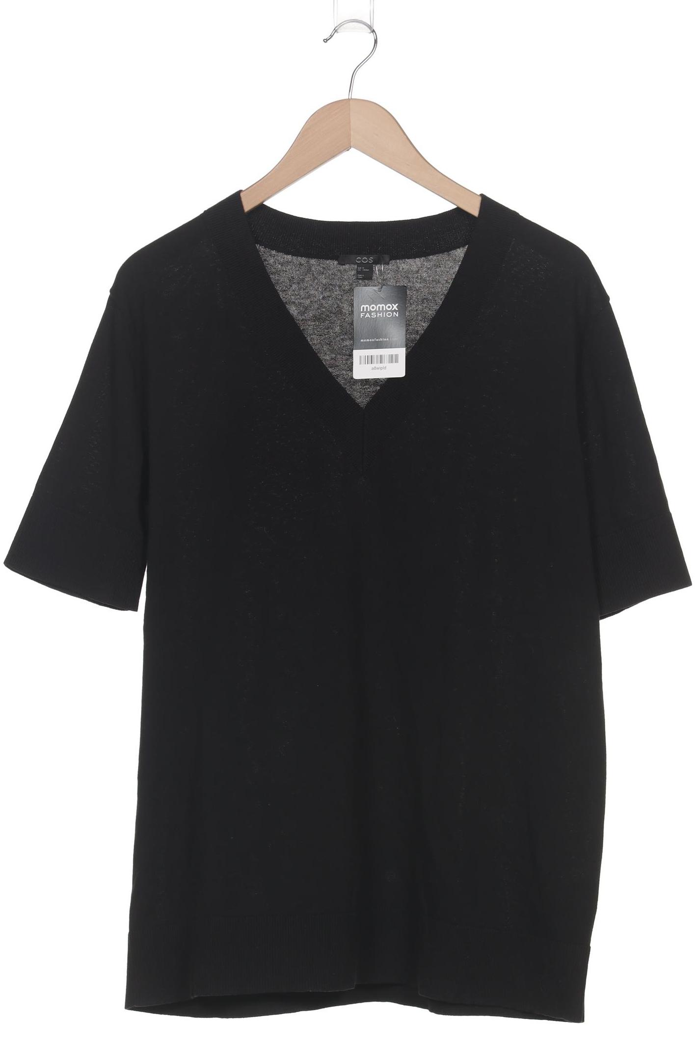 

COS Damen T-Shirt, schwarz, Gr. 38