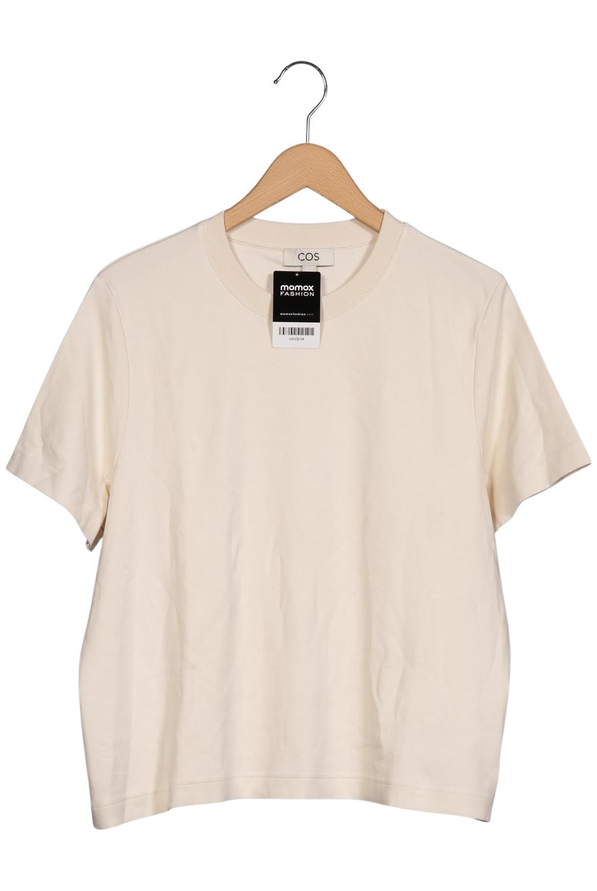 

COS Damen T-Shirt, cremeweiß, Gr. 44