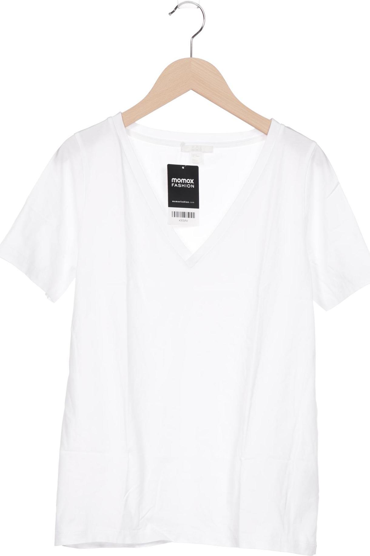 

COS Damen T-Shirt, weiß, Gr. 34