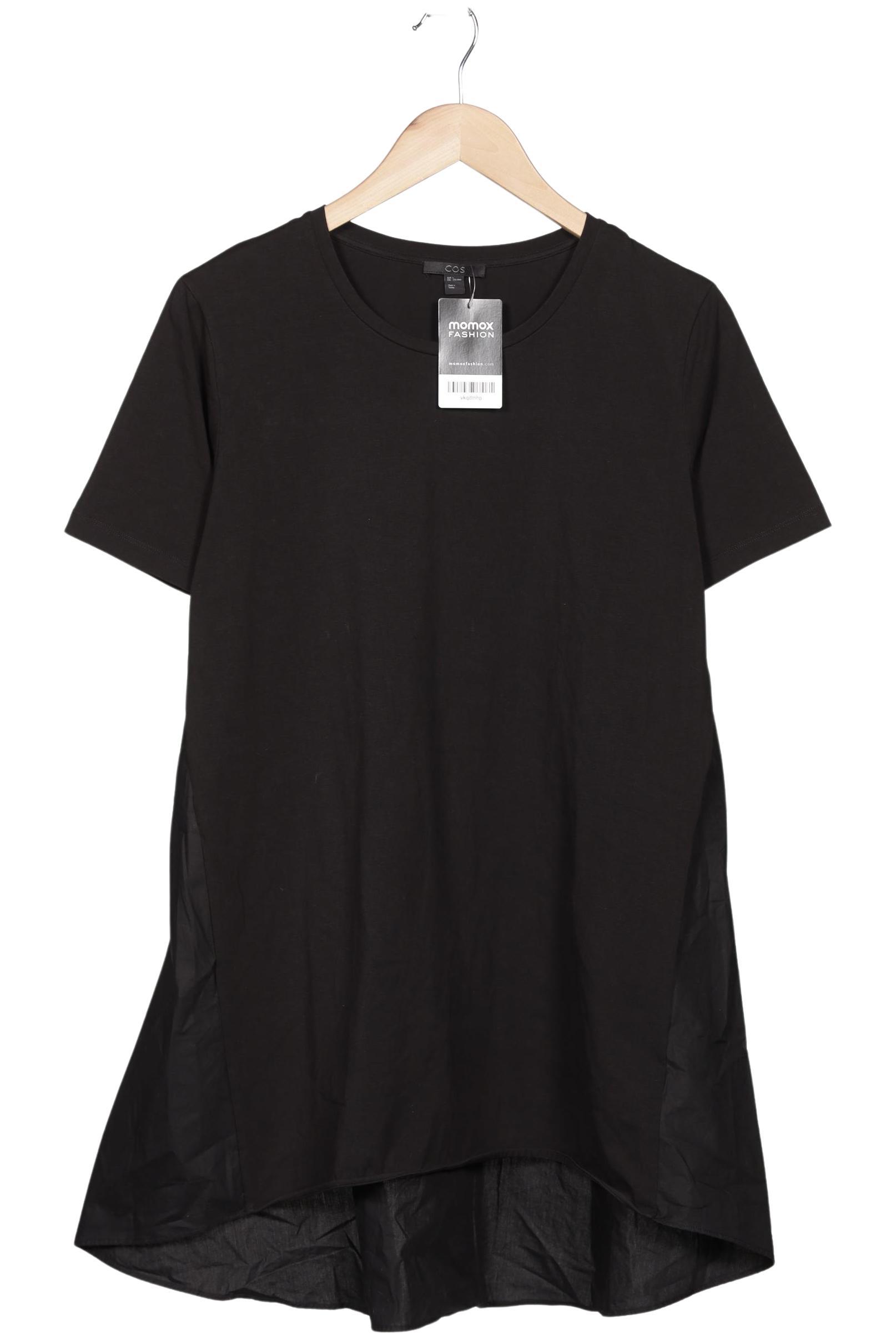 

COS Damen T-Shirt, schwarz, Gr. 42