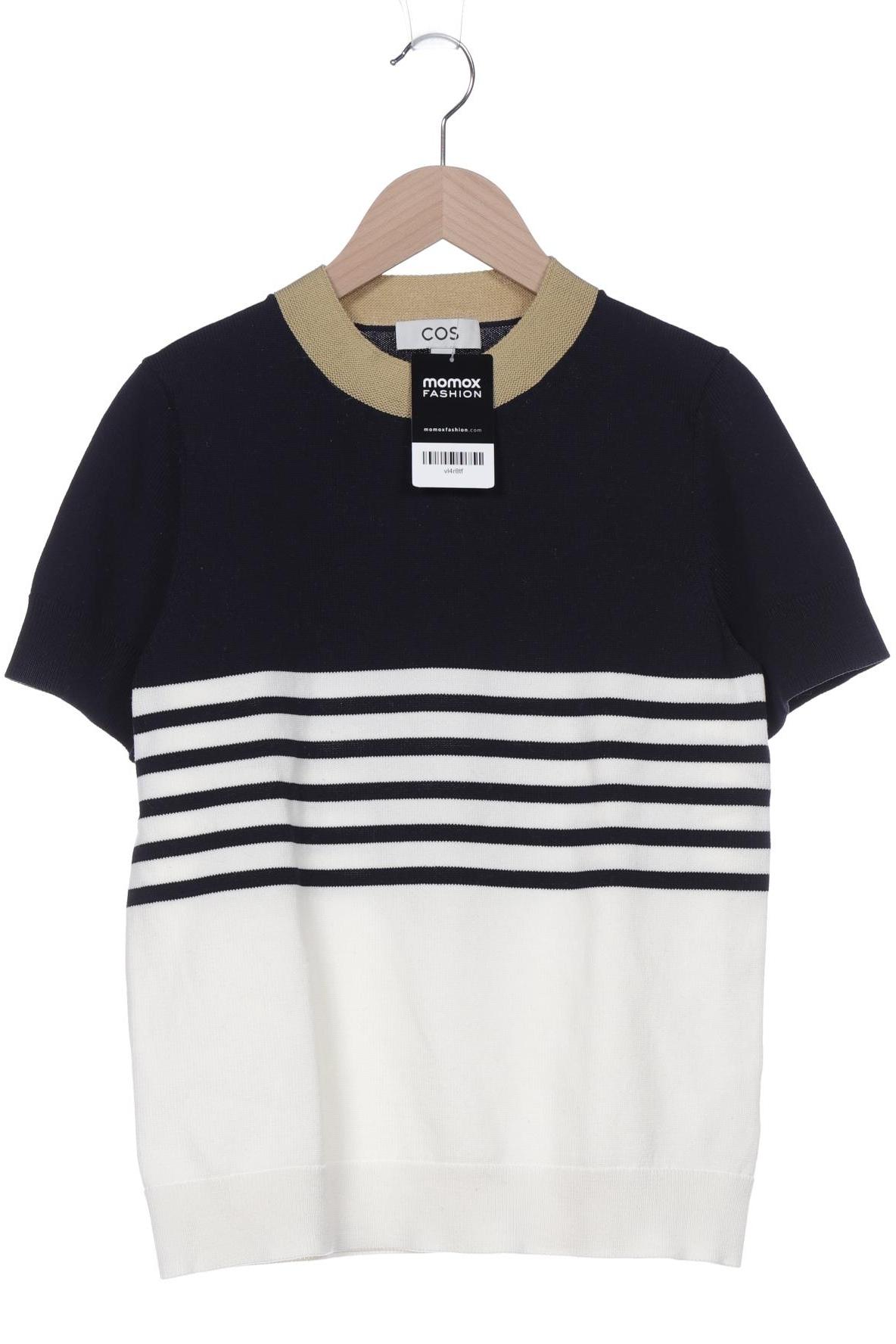 

COS Damen T-Shirt, marineblau, Gr. 36