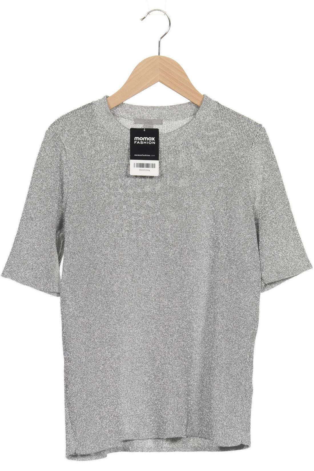 

COS Damen T-Shirt, grau, Gr. 36