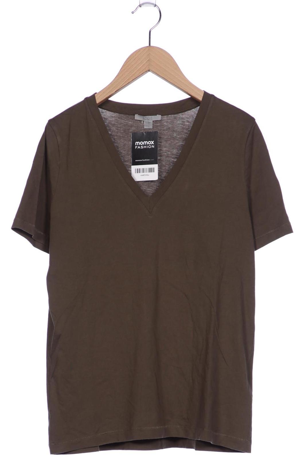 

COS Damen T-Shirt, grün, Gr. 34
