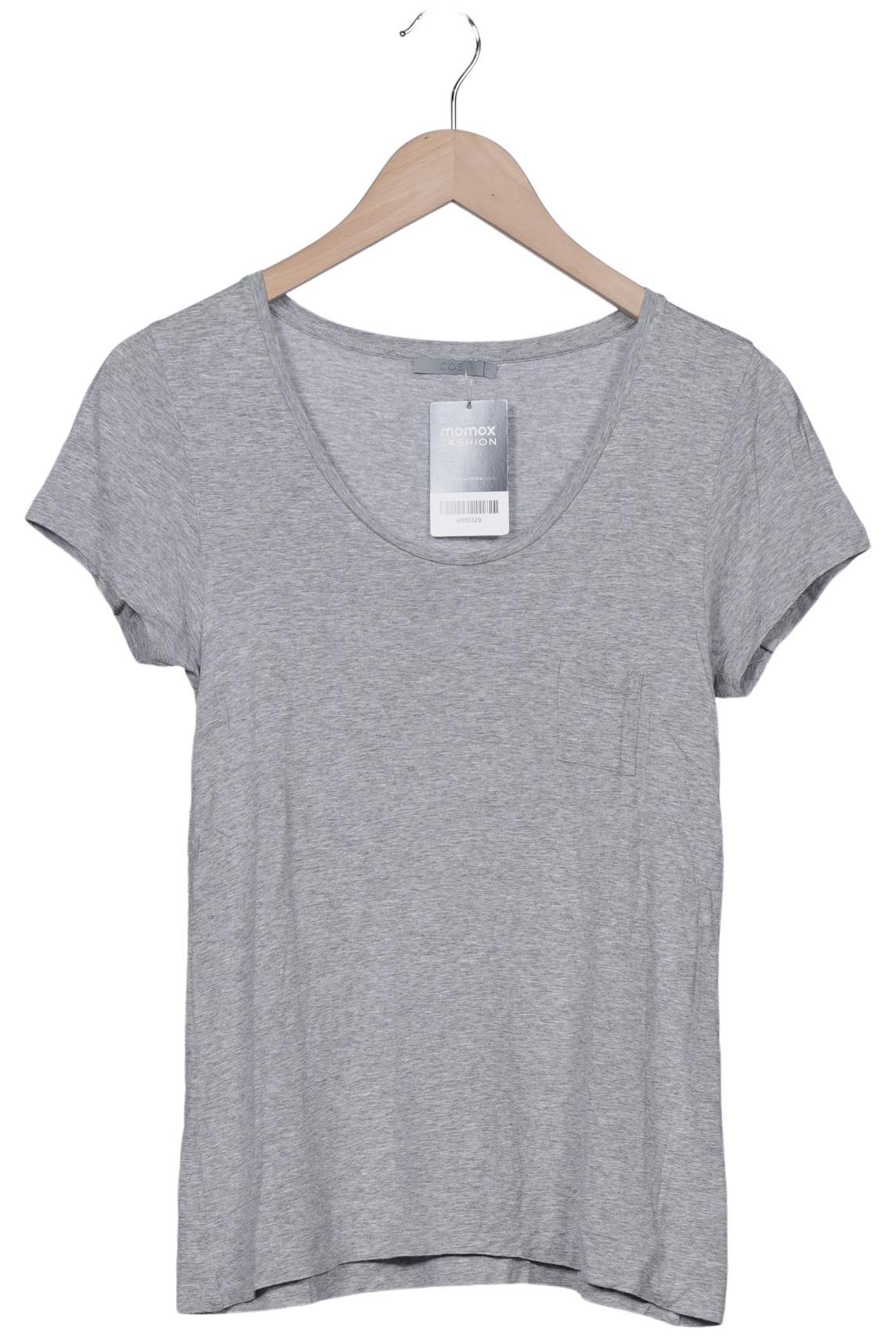 

COS Damen T-Shirt, grau, Gr. 36