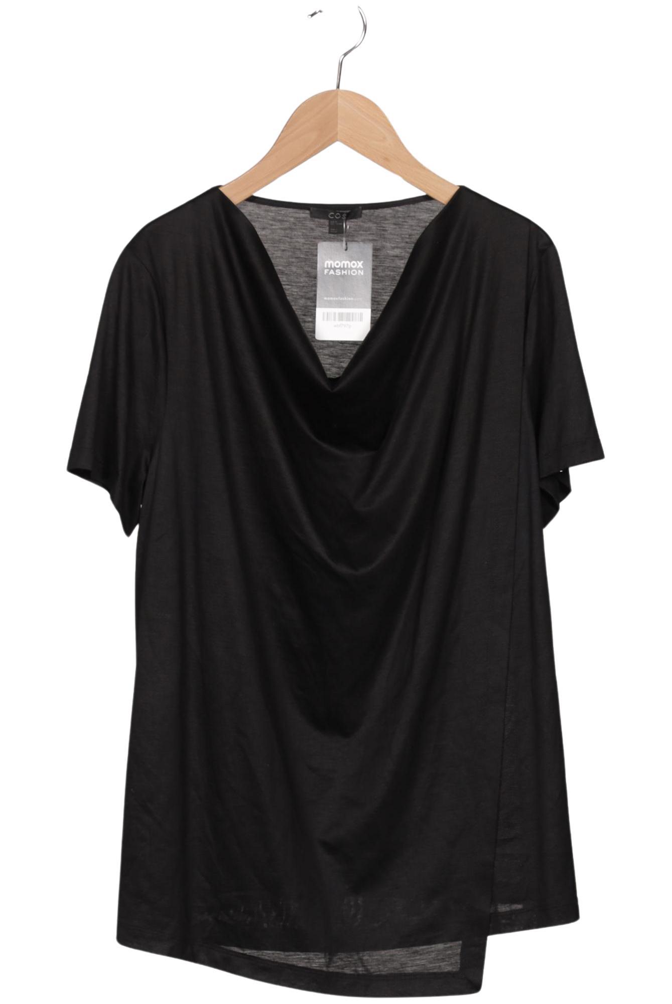 

COS Damen T-Shirt, schwarz, Gr. 38