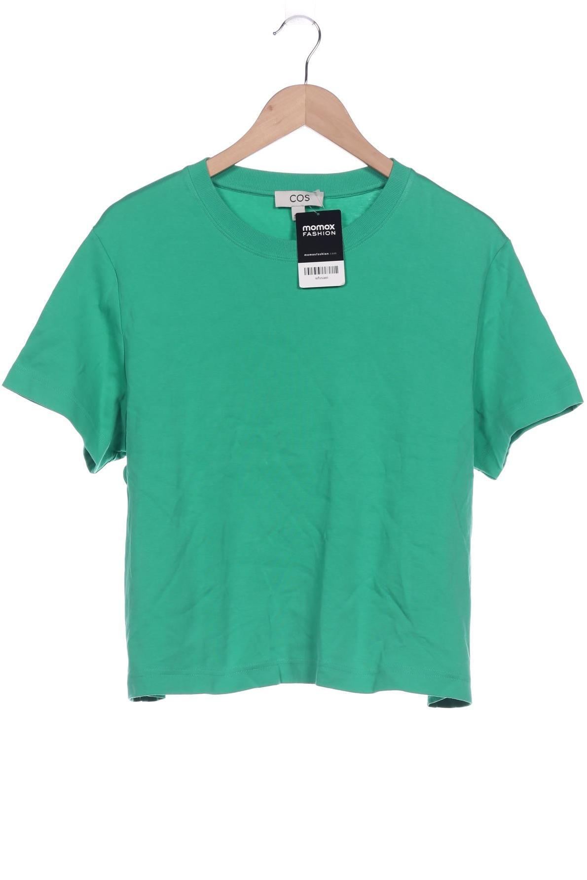 

COS Damen T-Shirt, grün, Gr. 44