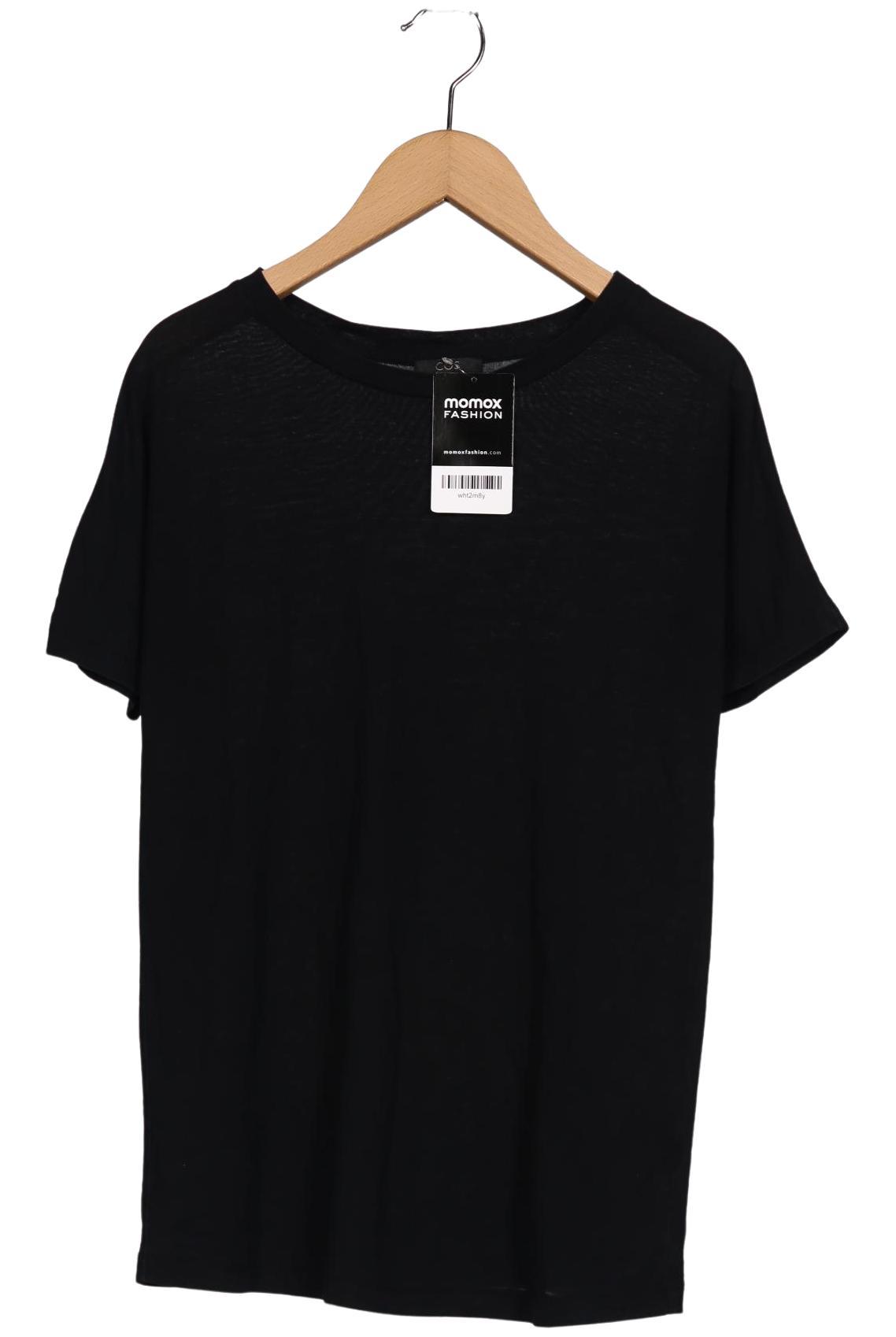 

COS Damen T-Shirt, schwarz, Gr. 36