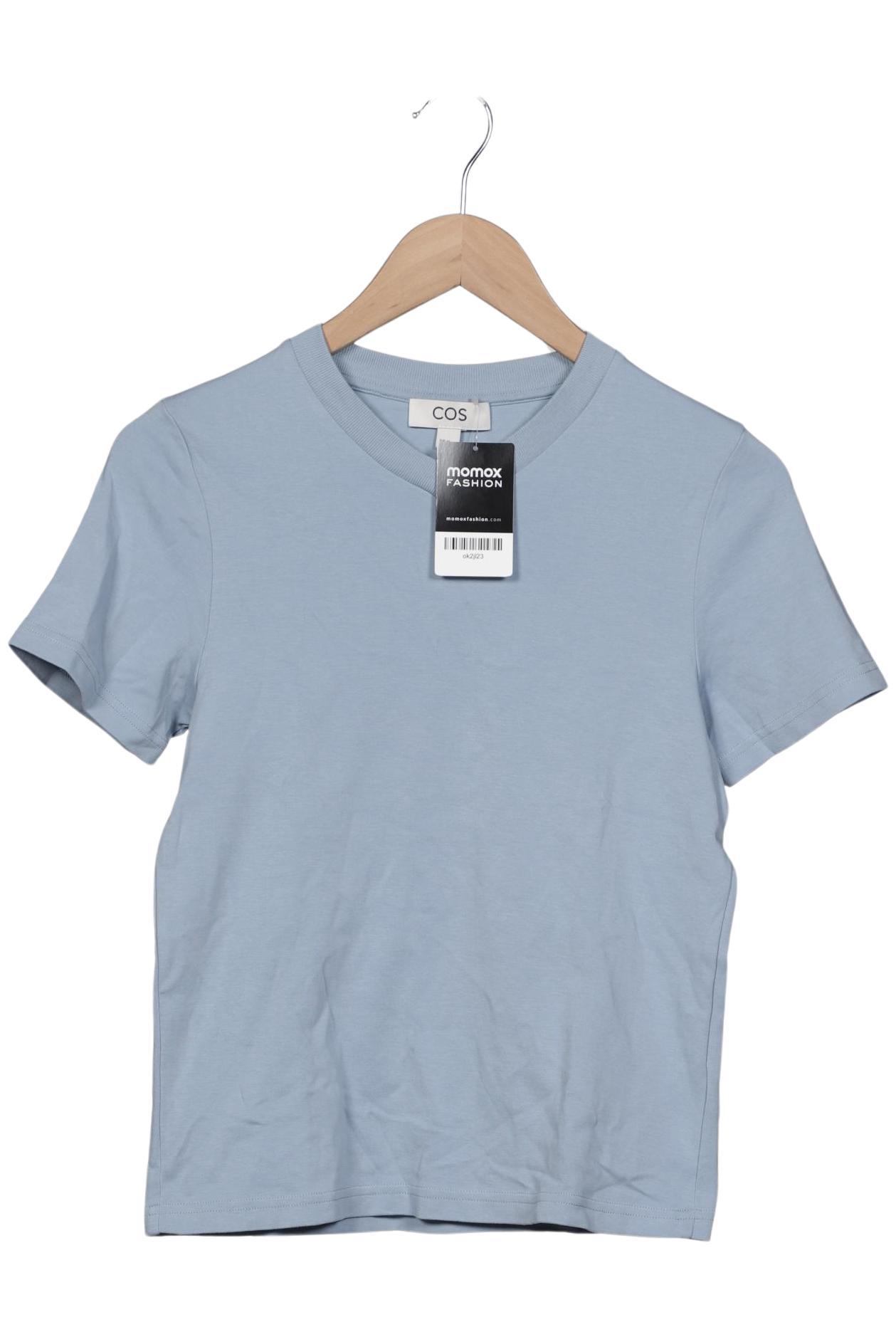

COS Damen T-Shirt, hellblau, Gr. 34