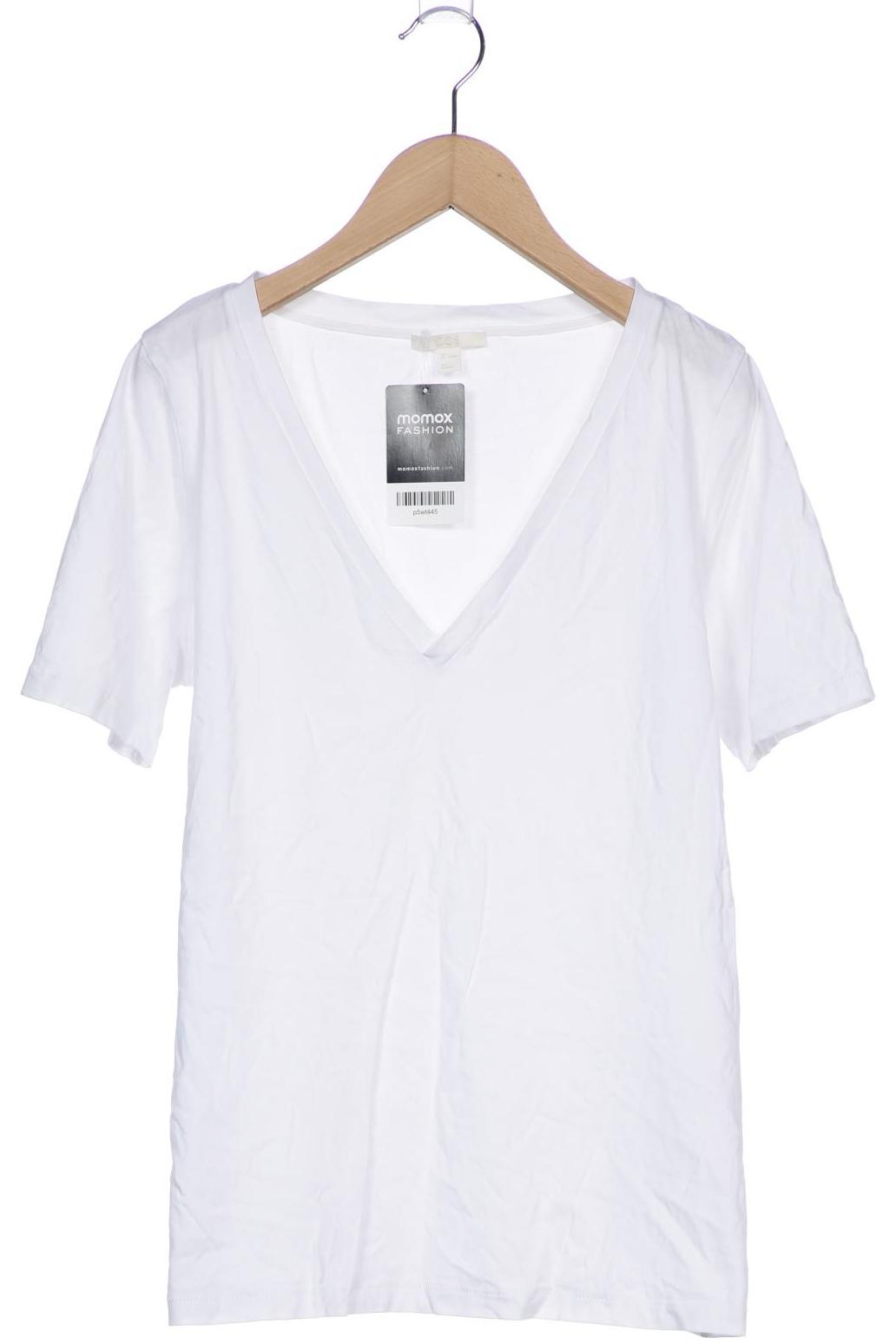 

COS Damen T-Shirt, weiß, Gr. 36