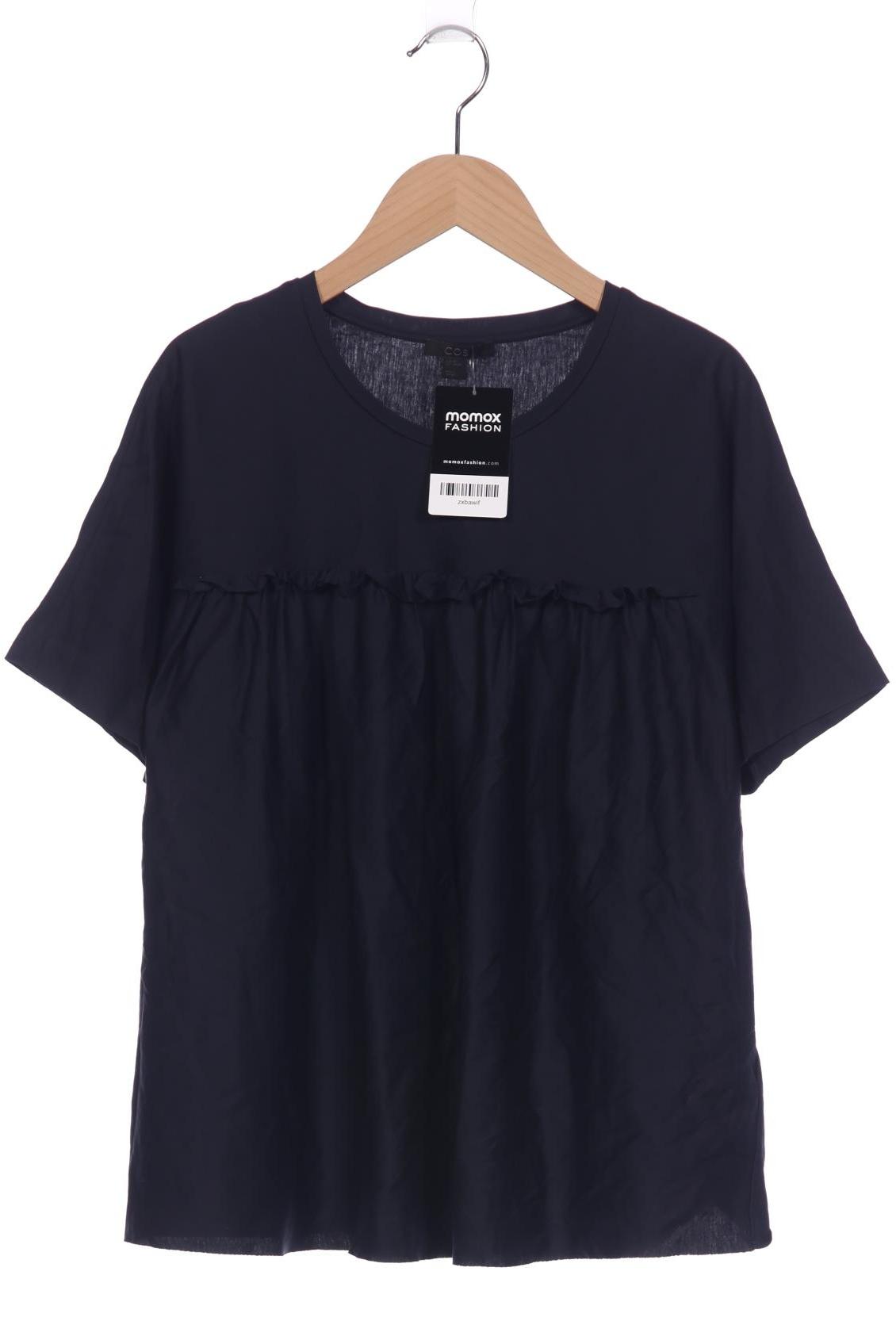 

COS Damen T-Shirt, marineblau, Gr. 34