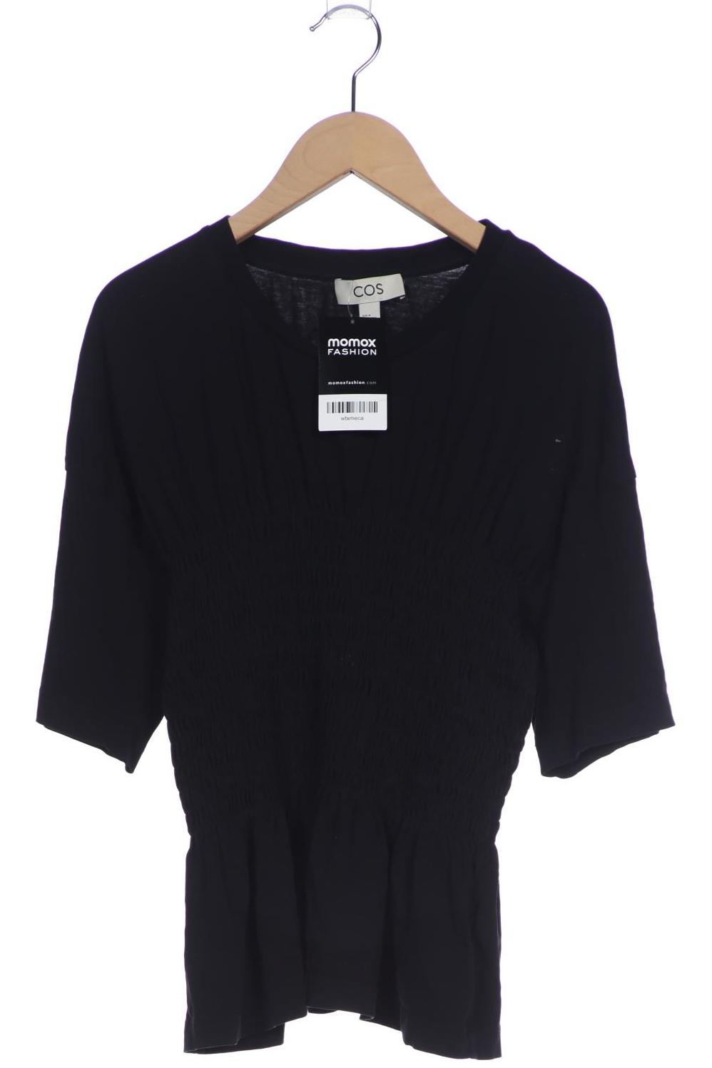 

COS Damen T-Shirt, schwarz, Gr. 38