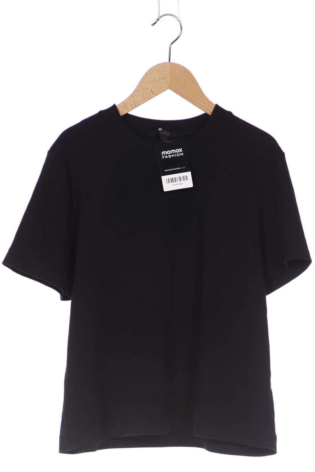 

COS Damen T-Shirt, schwarz, Gr. 38