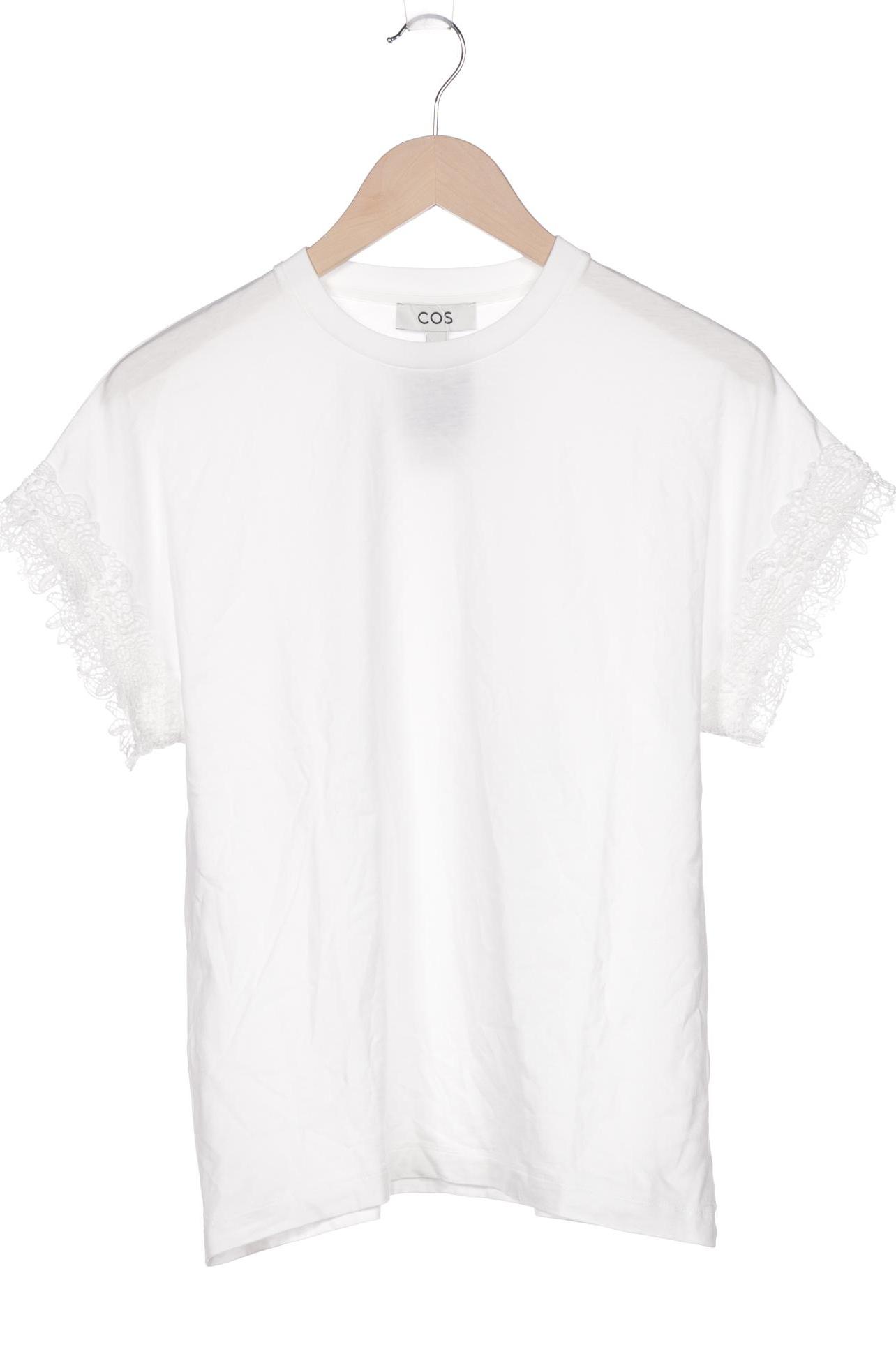 

COS Damen T-Shirt, weiß, Gr. 36
