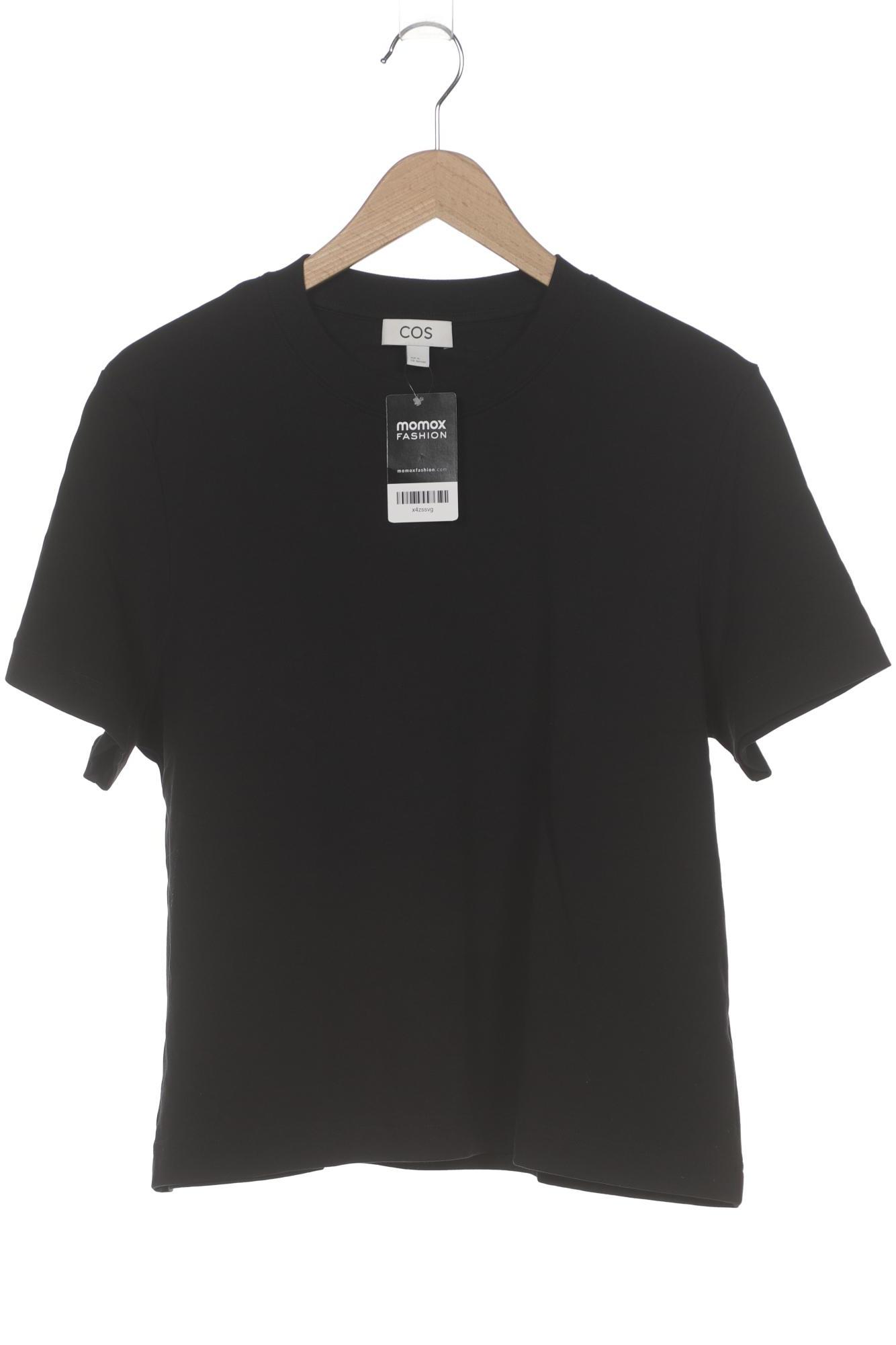 

COS Damen T-Shirt, schwarz, Gr. 44
