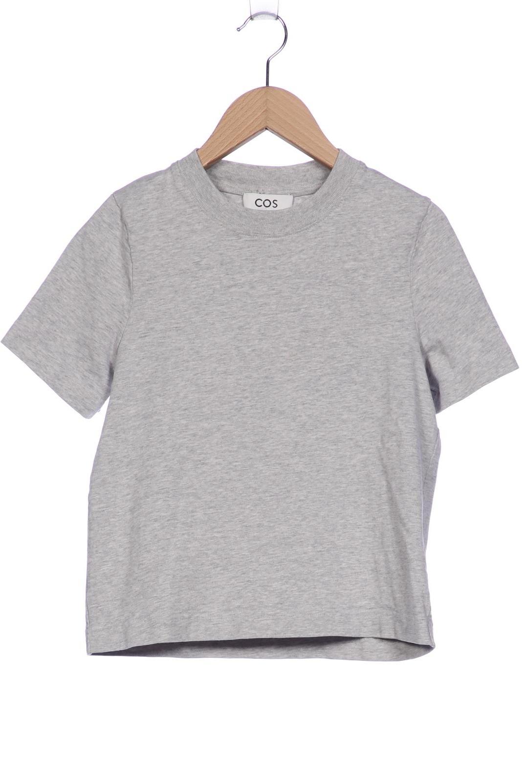 

COS Damen T-Shirt, grau, Gr. 34