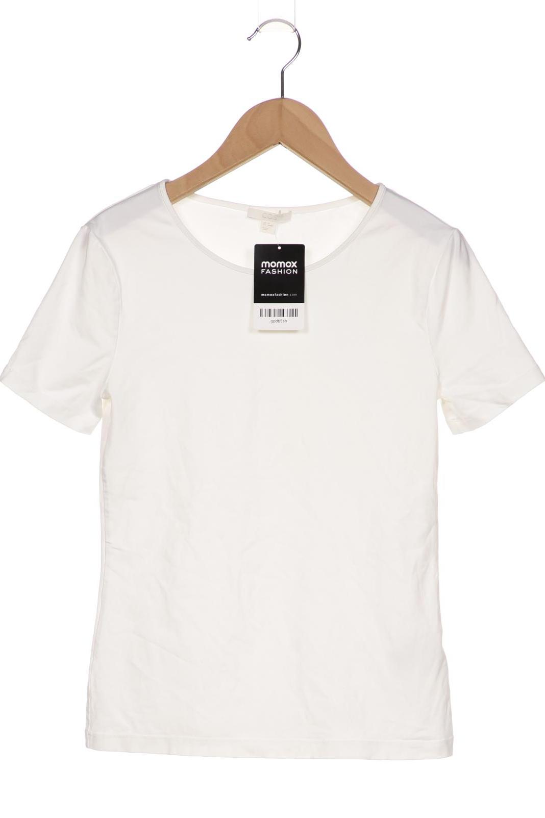 

COS Damen T-Shirt, weiß, Gr. 34
