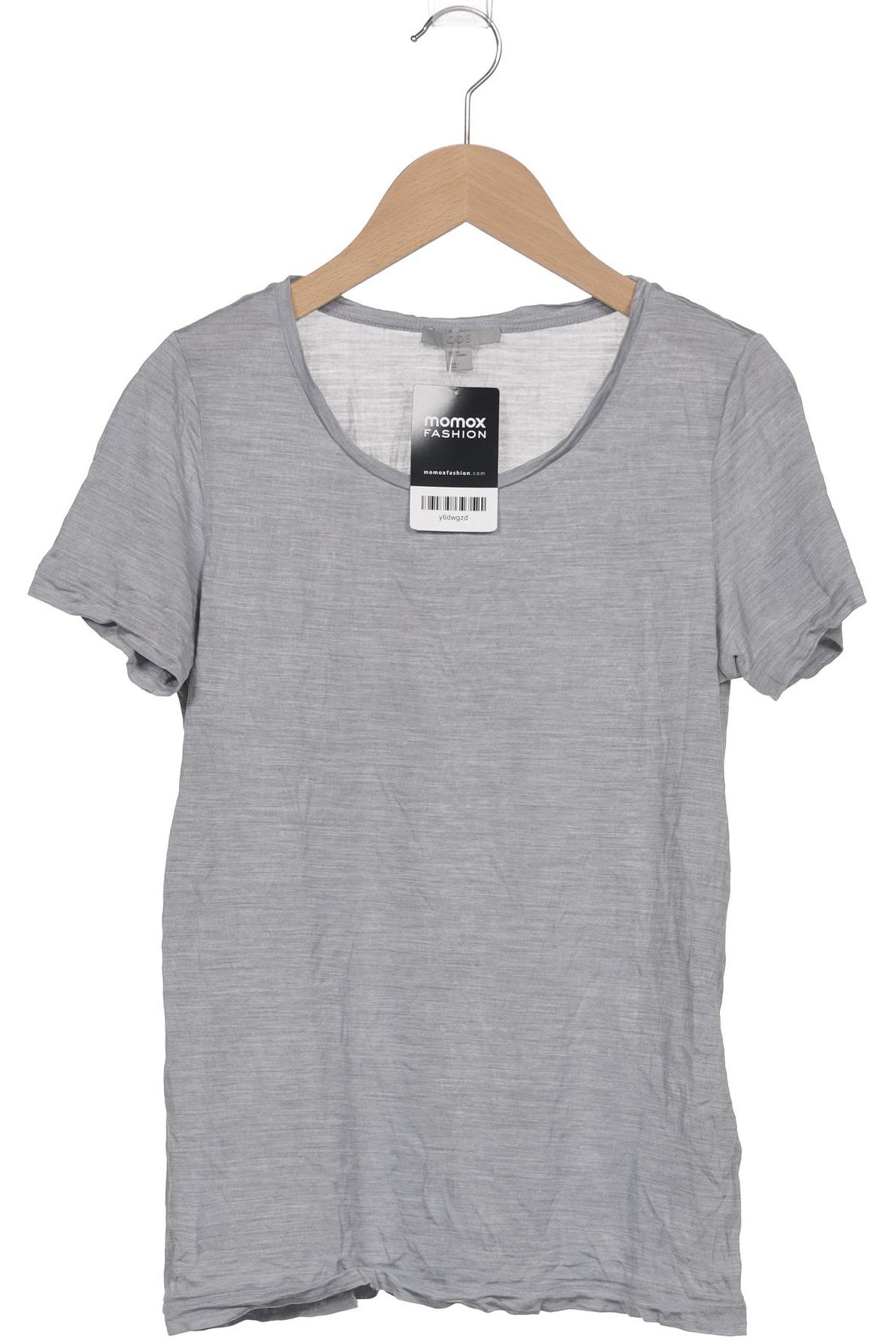 

COS Damen T-Shirt, grau, Gr. 34