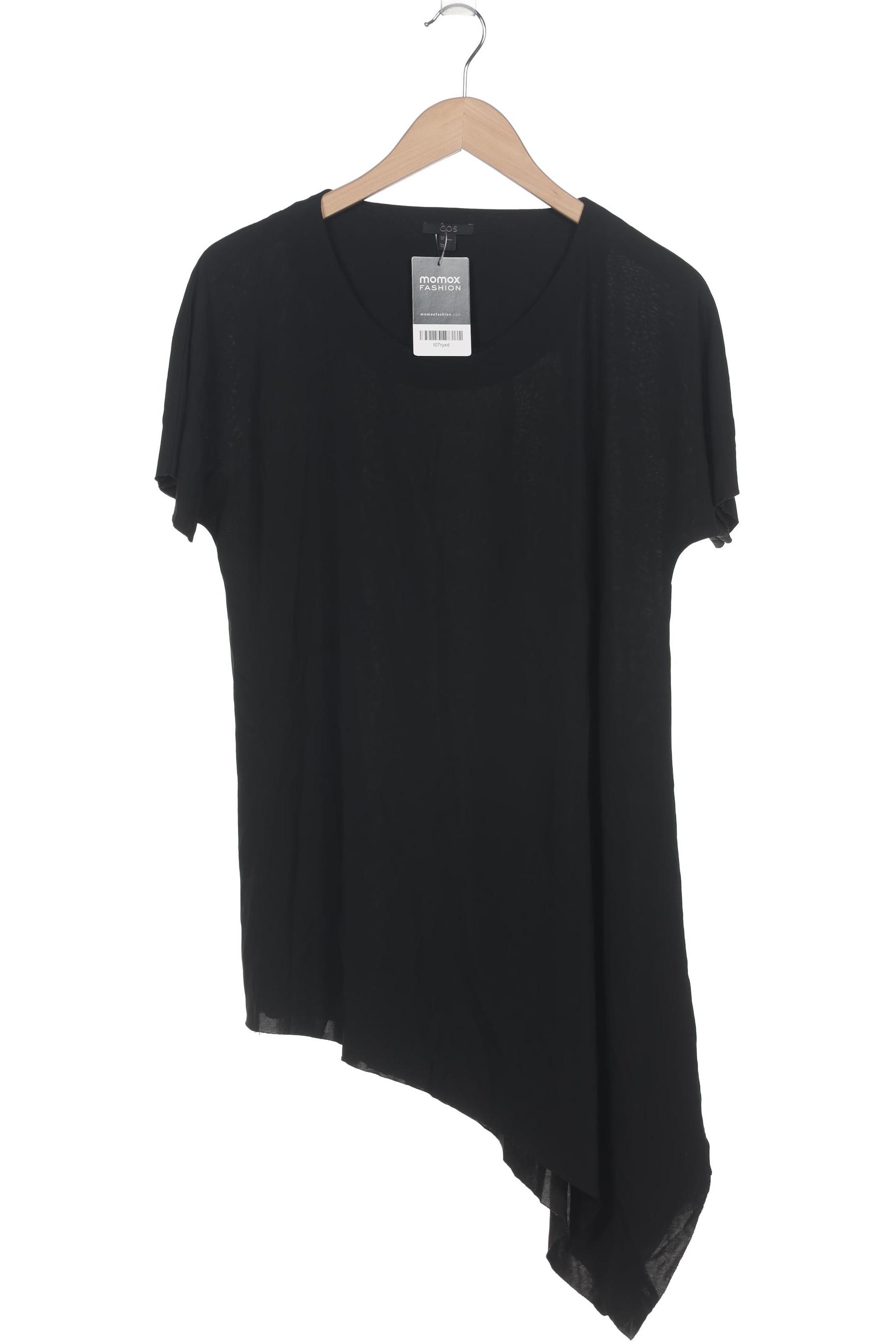 

COS Damen T-Shirt, schwarz, Gr. 38