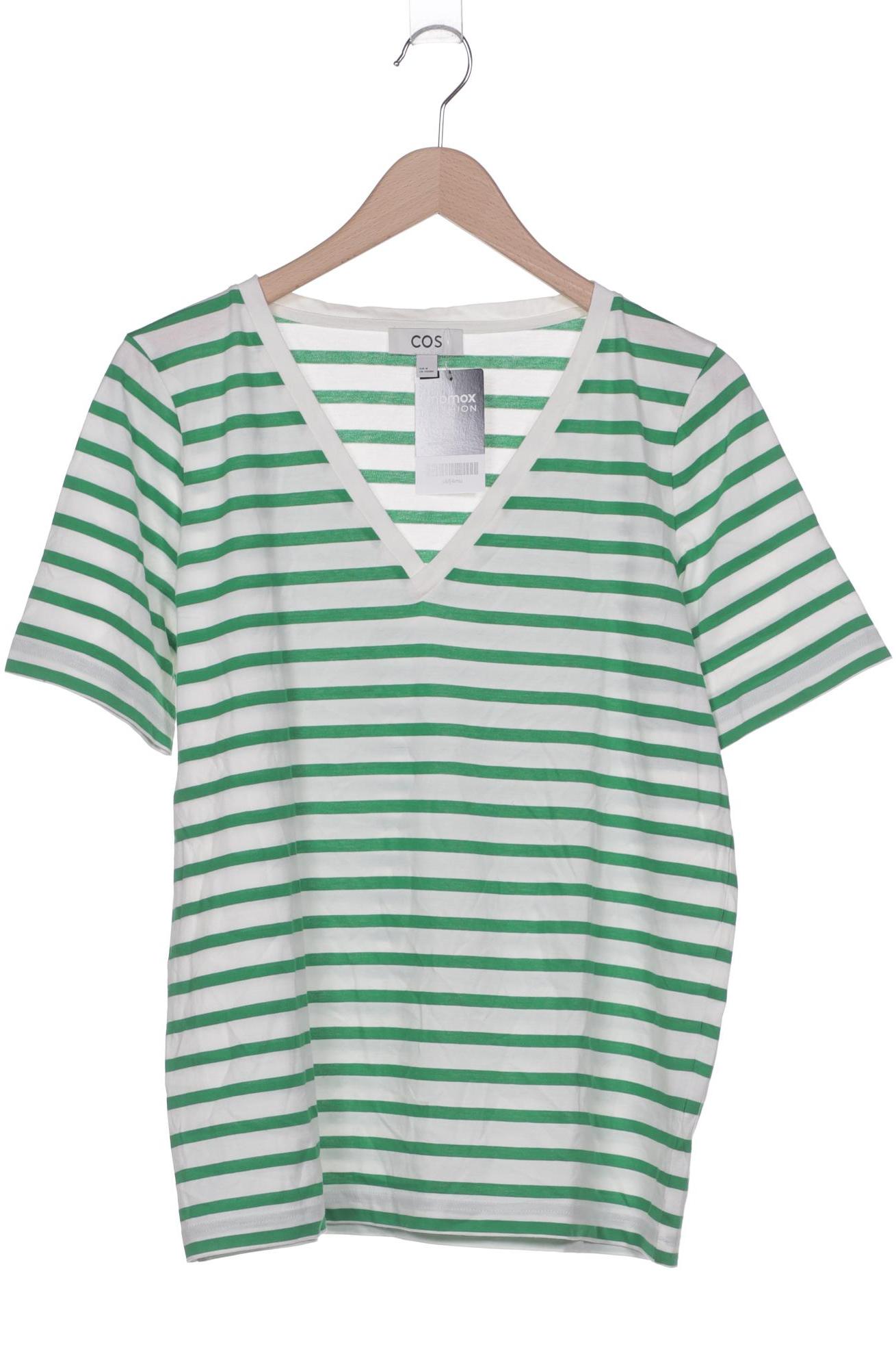 

COS Damen T-Shirt, grün, Gr. 38