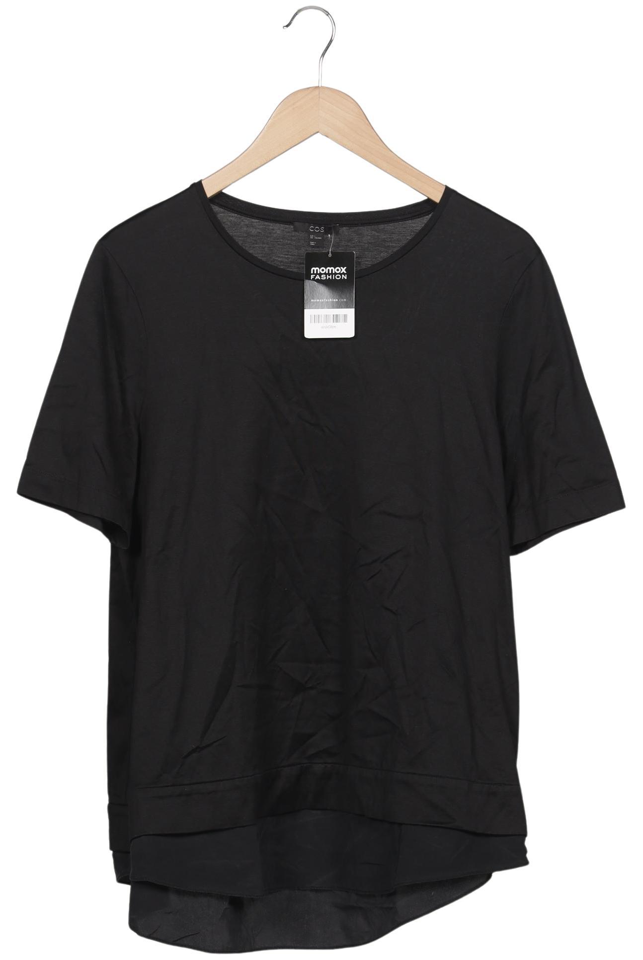 

COS Damen T-Shirt, schwarz, Gr. 42