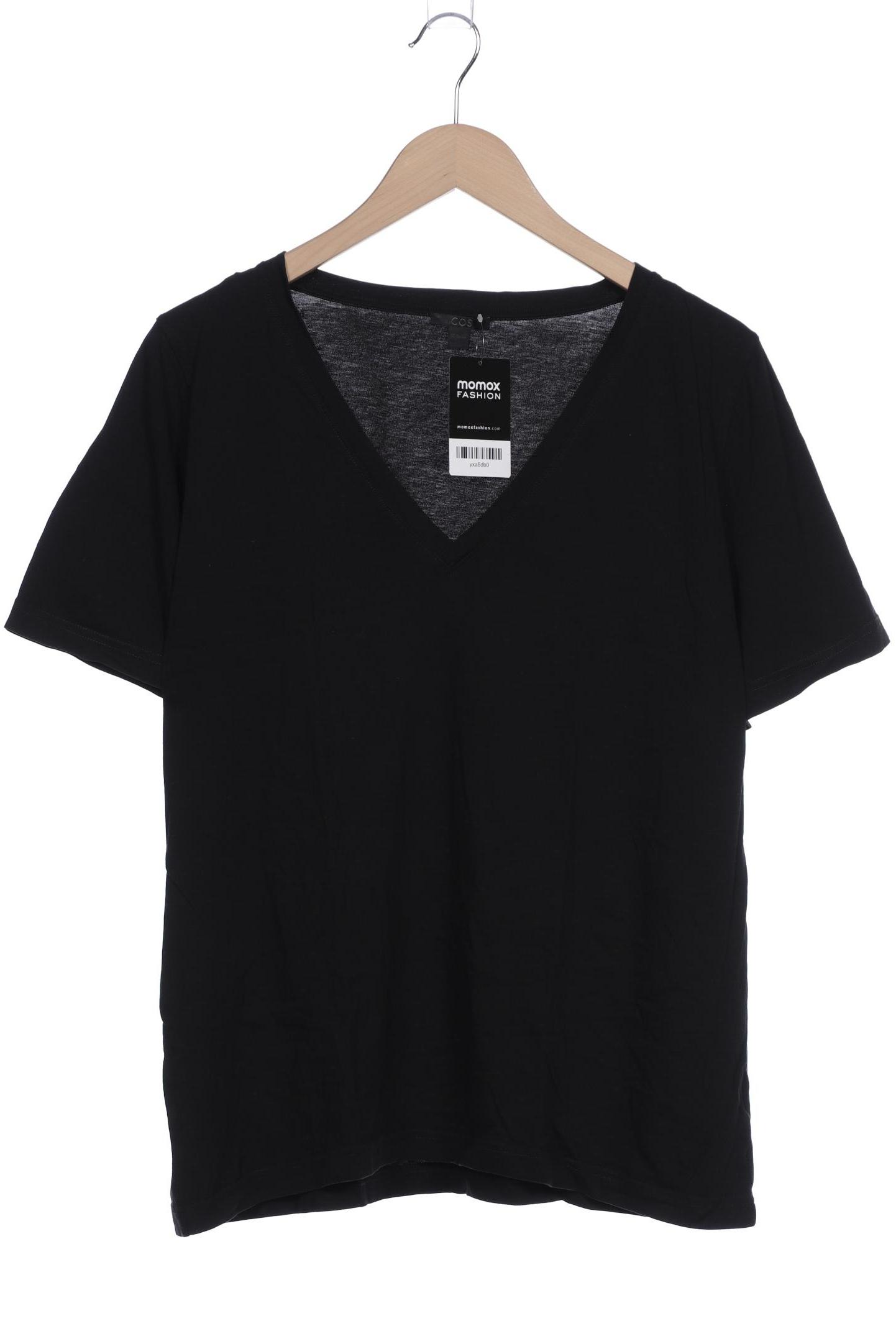 

COS Damen T-Shirt, schwarz, Gr. 42