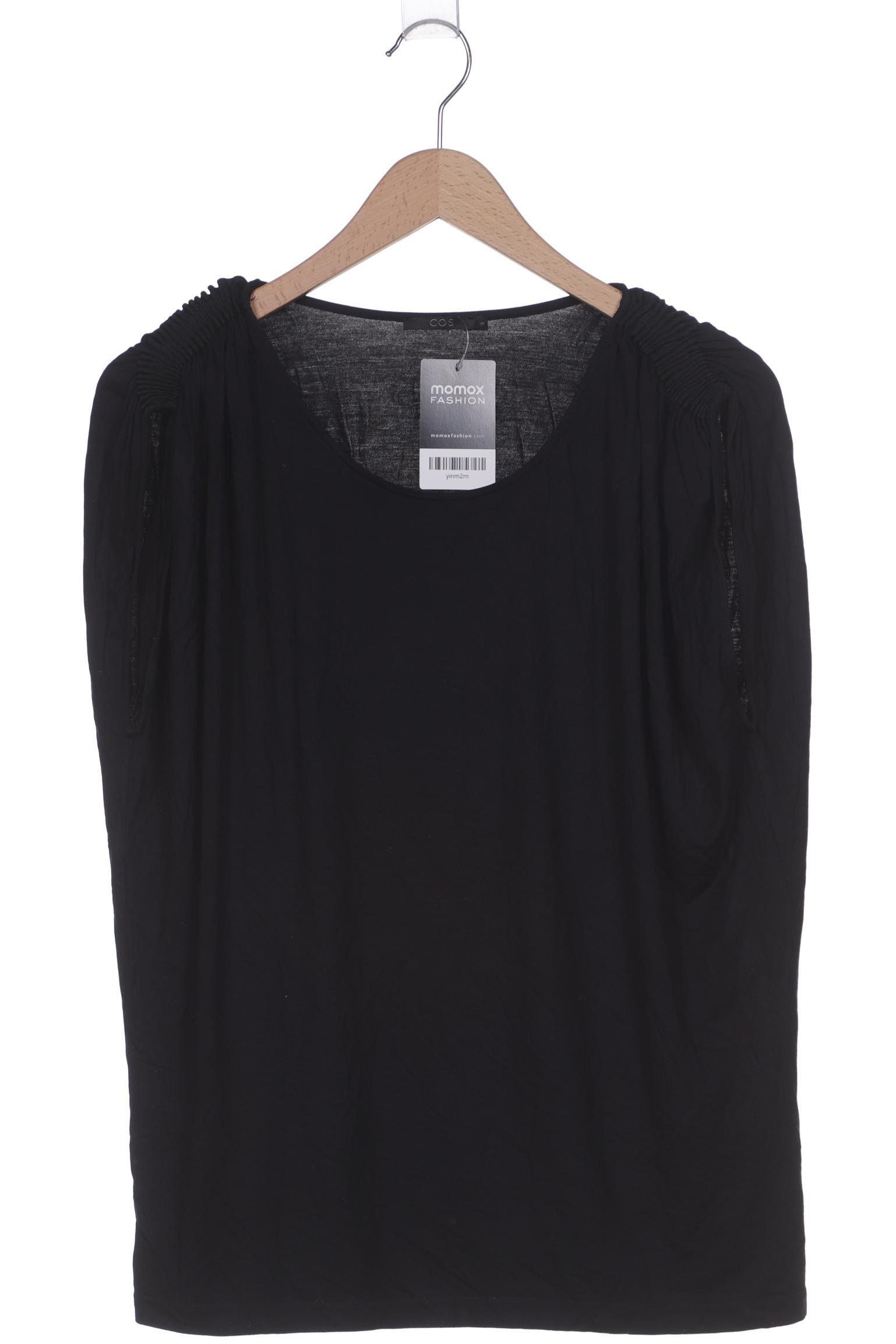 

COS Damen T-Shirt, schwarz, Gr. 36