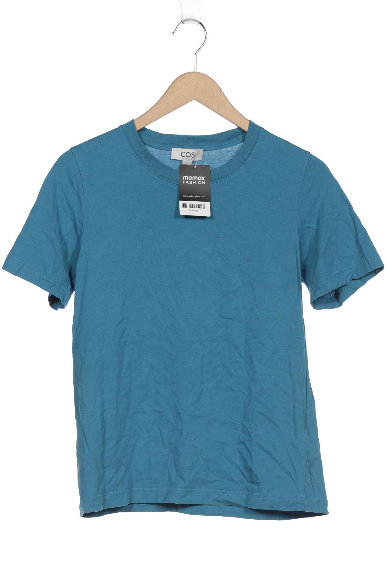 

COS Damen T-Shirt, blau, Gr. 36