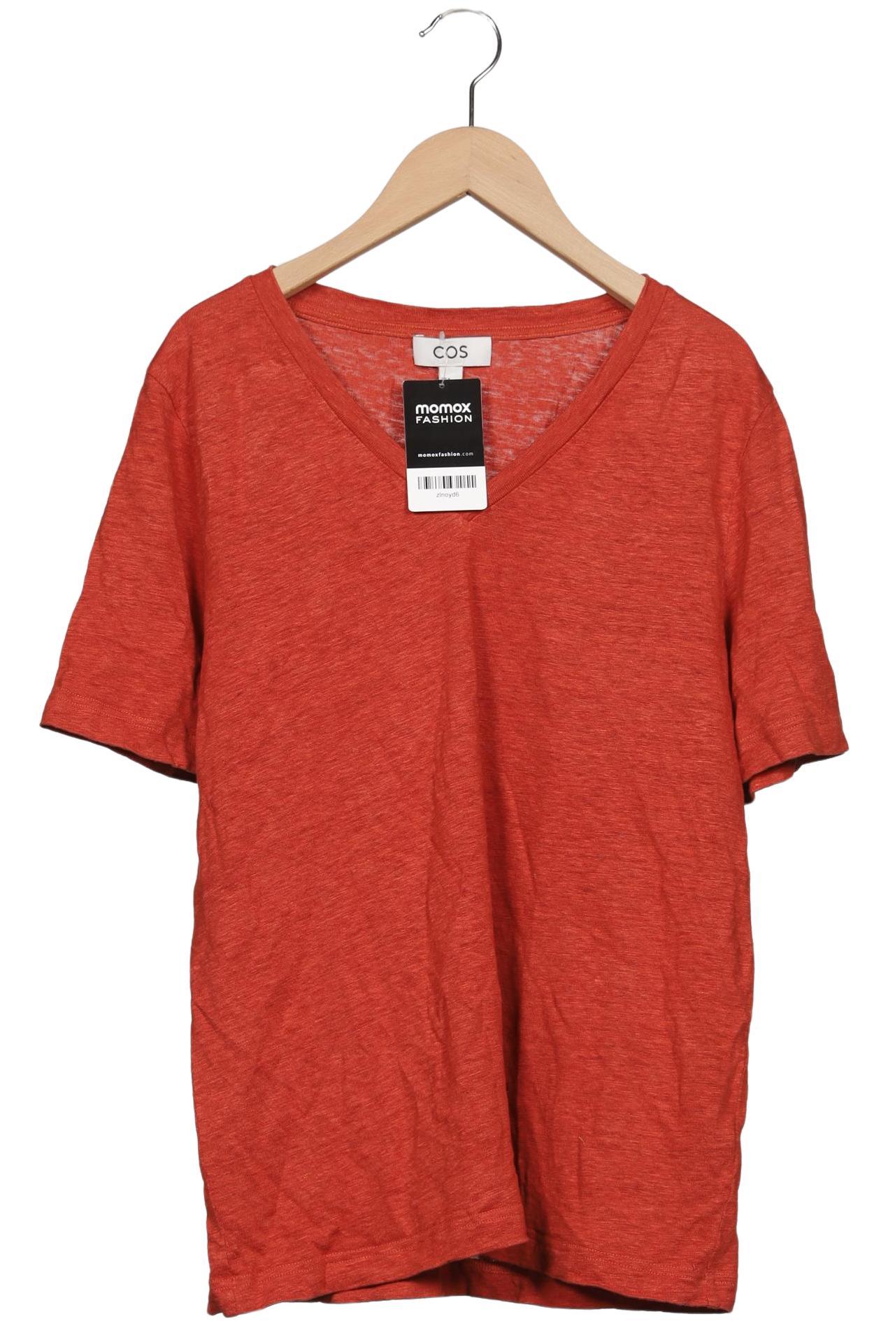 

COS Damen T-Shirt, orange, Gr. 38