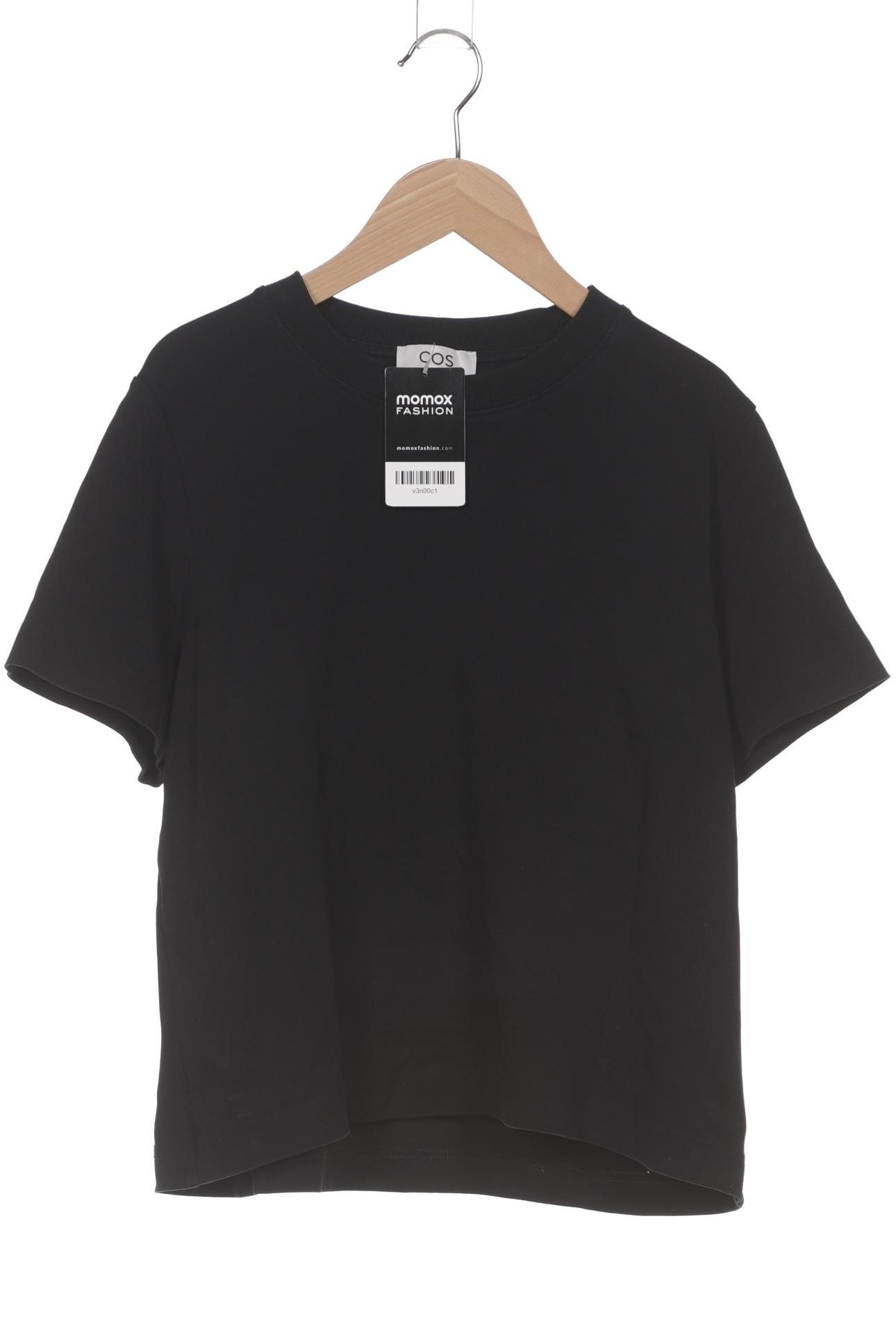 

COS Damen T-Shirt, schwarz, Gr. 38