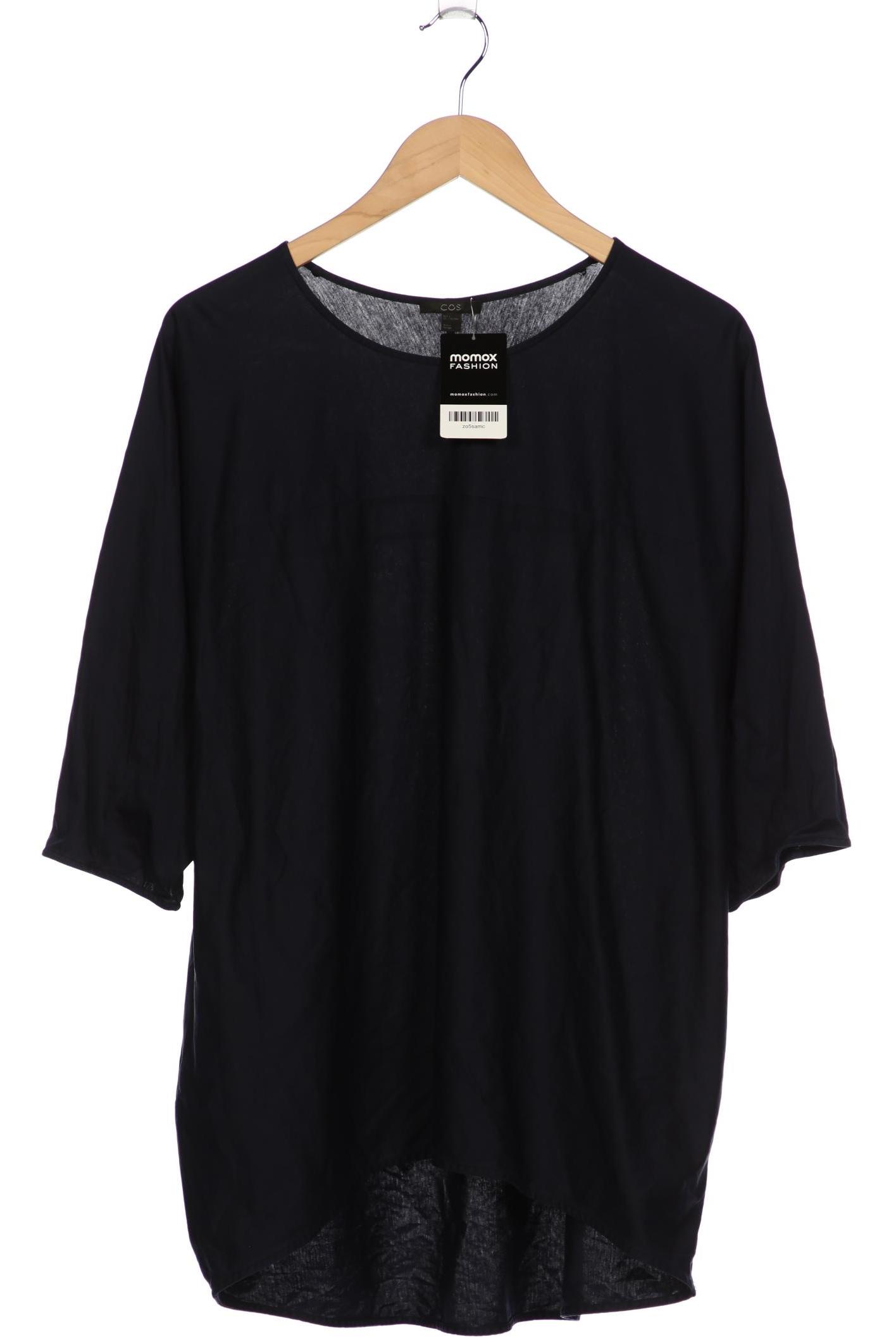 

COS Damen T-Shirt, marineblau, Gr. 42