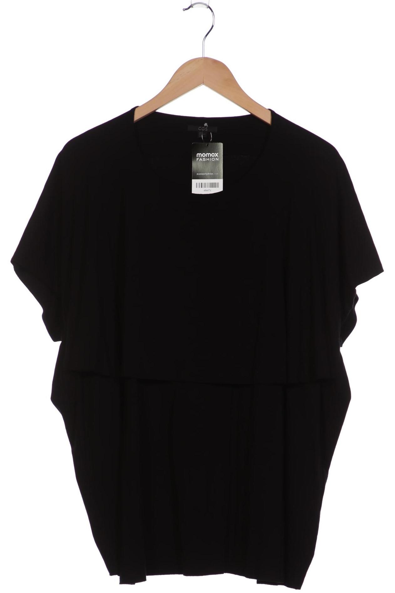

COS Damen T-Shirt, schwarz, Gr. 38