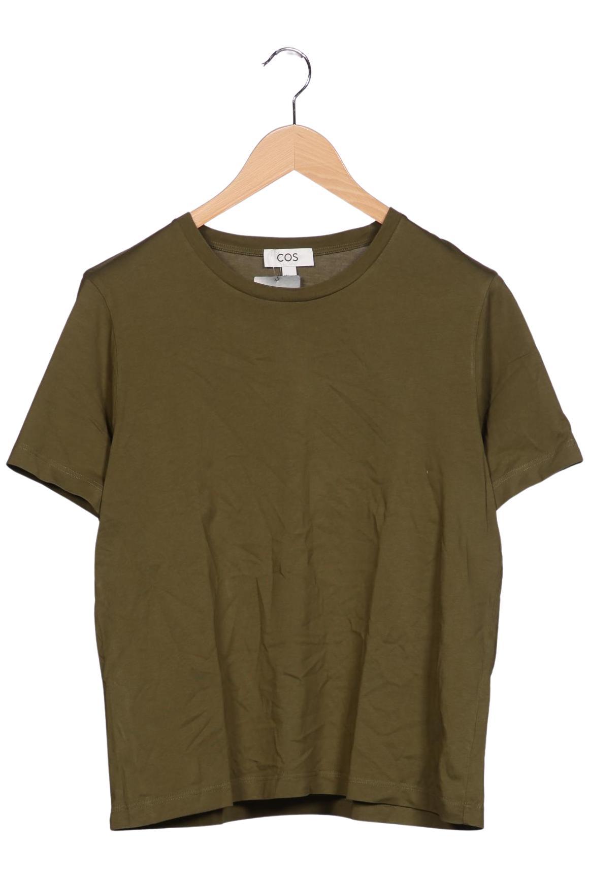 

COS Damen T-Shirt, grün, Gr. 42