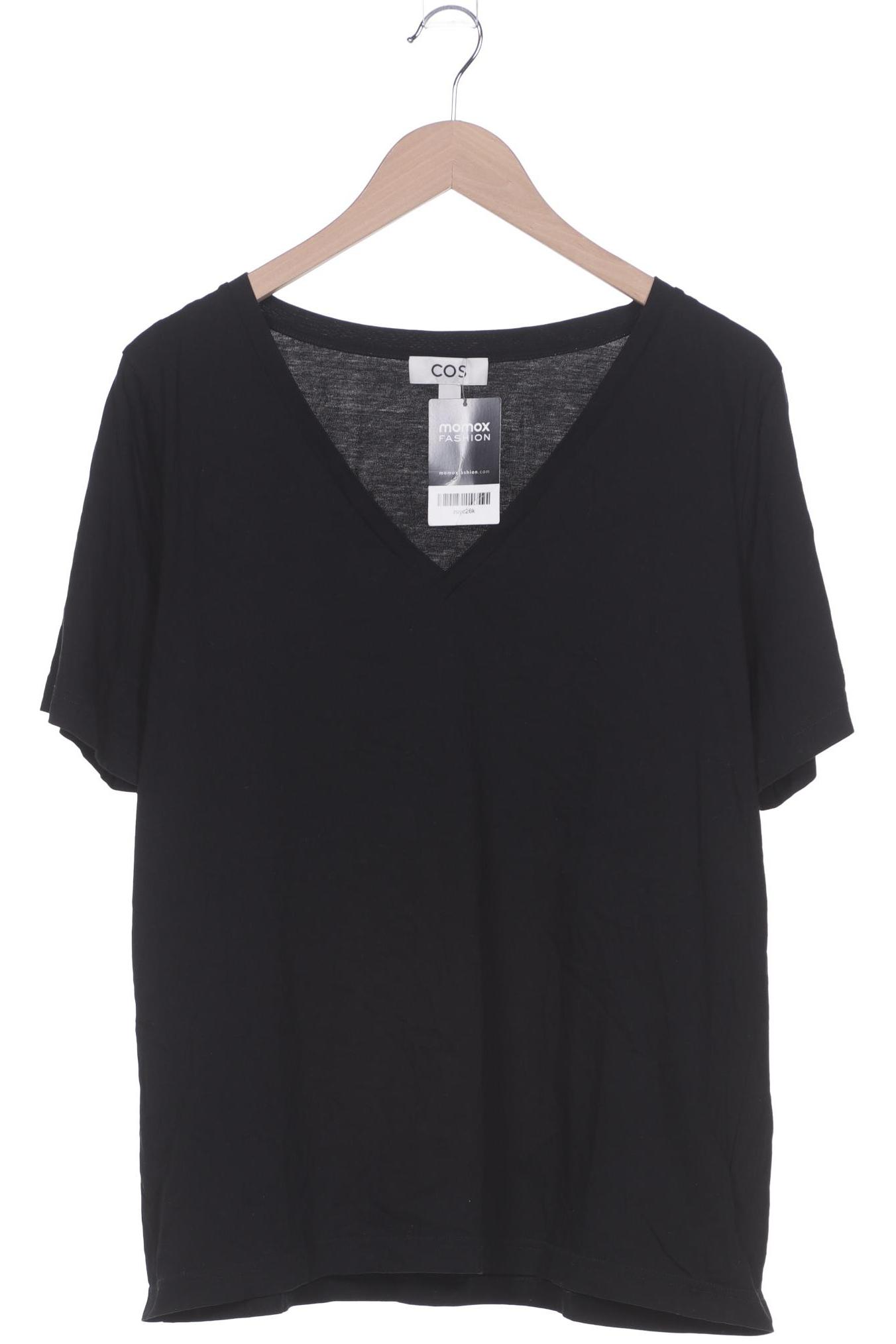 

COS Damen T-Shirt, schwarz, Gr. 42
