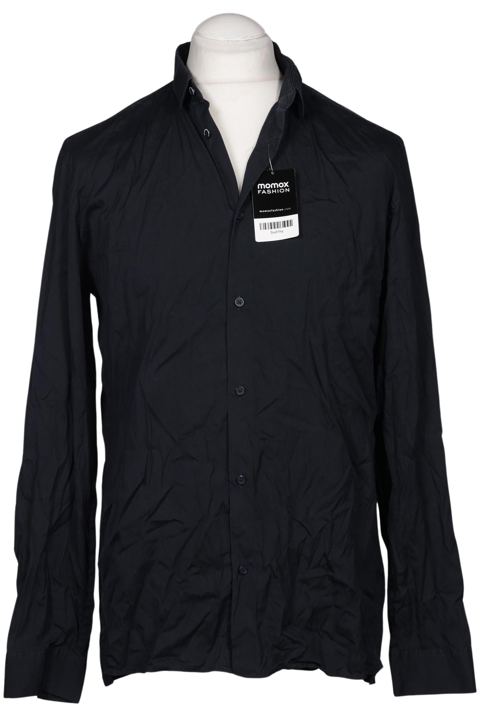 

COS Herren Hemd, marineblau, Gr. 48