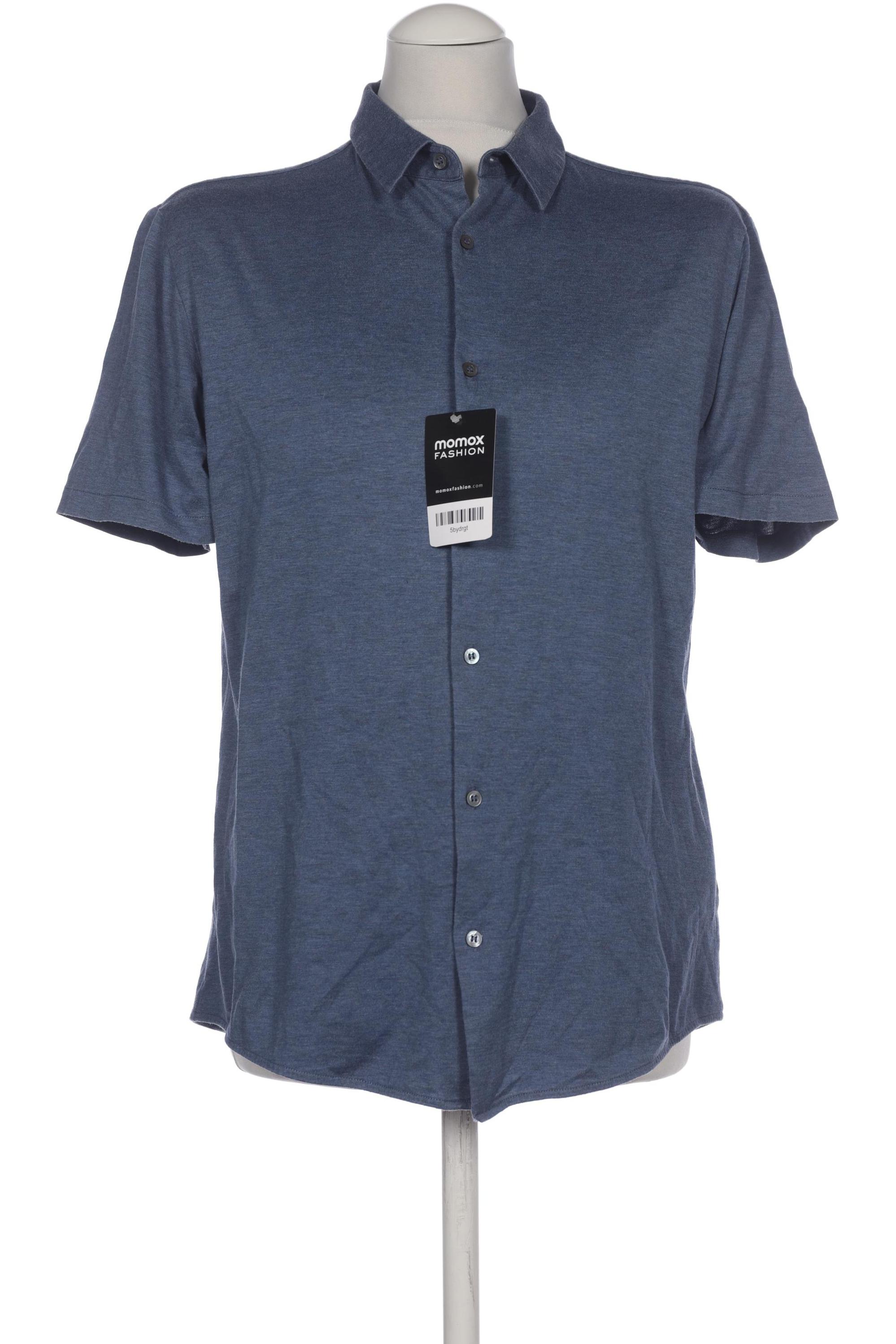 

COS Herren Hemd, blau, Gr. 48