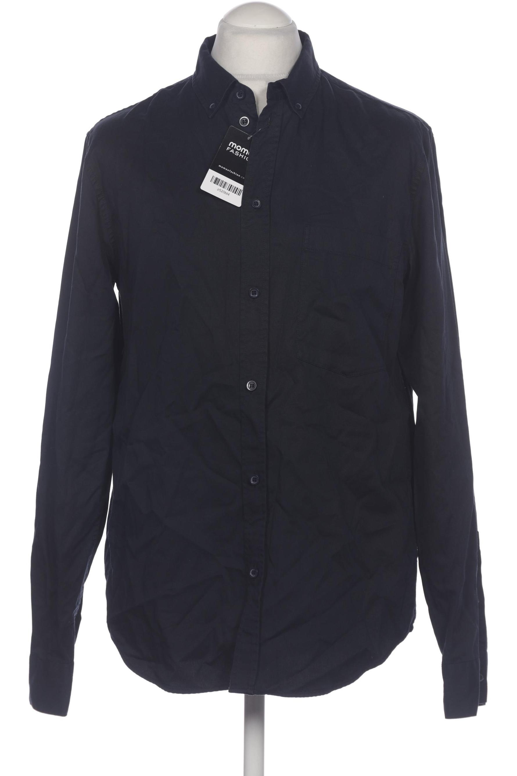 

COS Herren Hemd, marineblau, Gr. 48