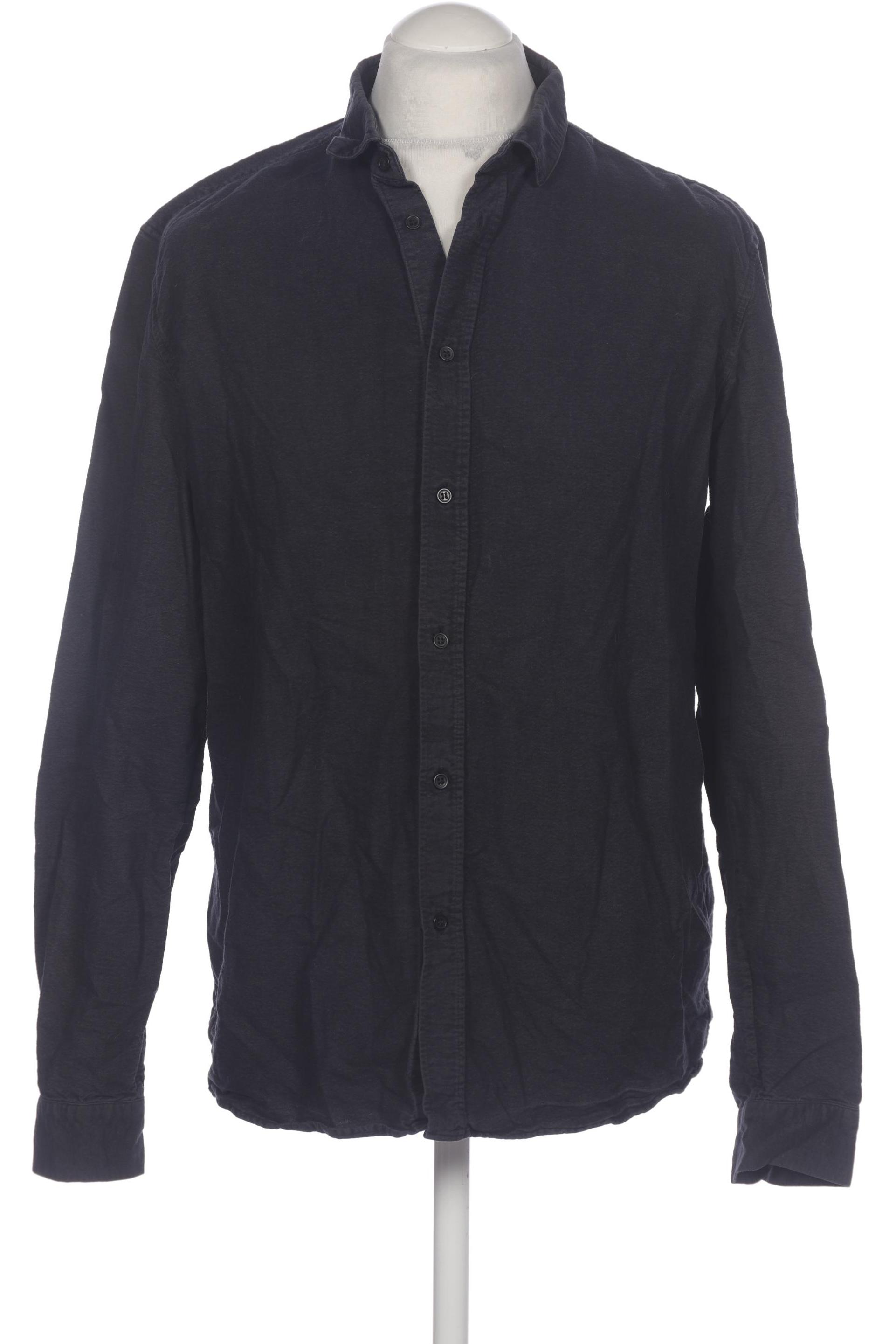 

COS Herren Hemd, marineblau, Gr. 52