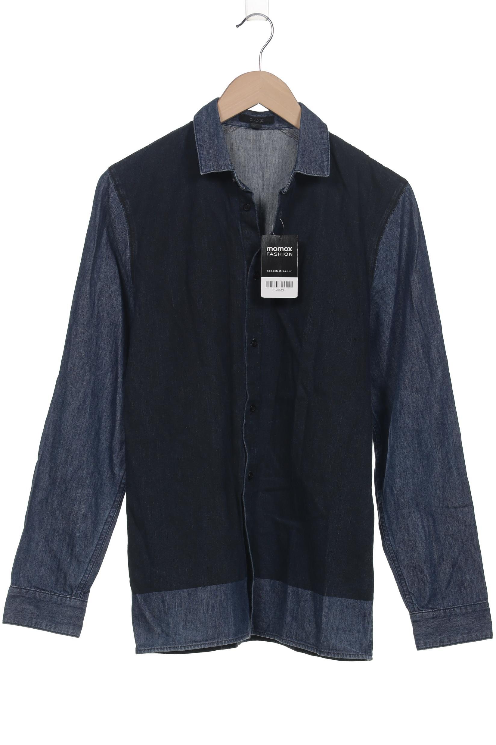 

COS Herren Hemd, marineblau, Gr. 46