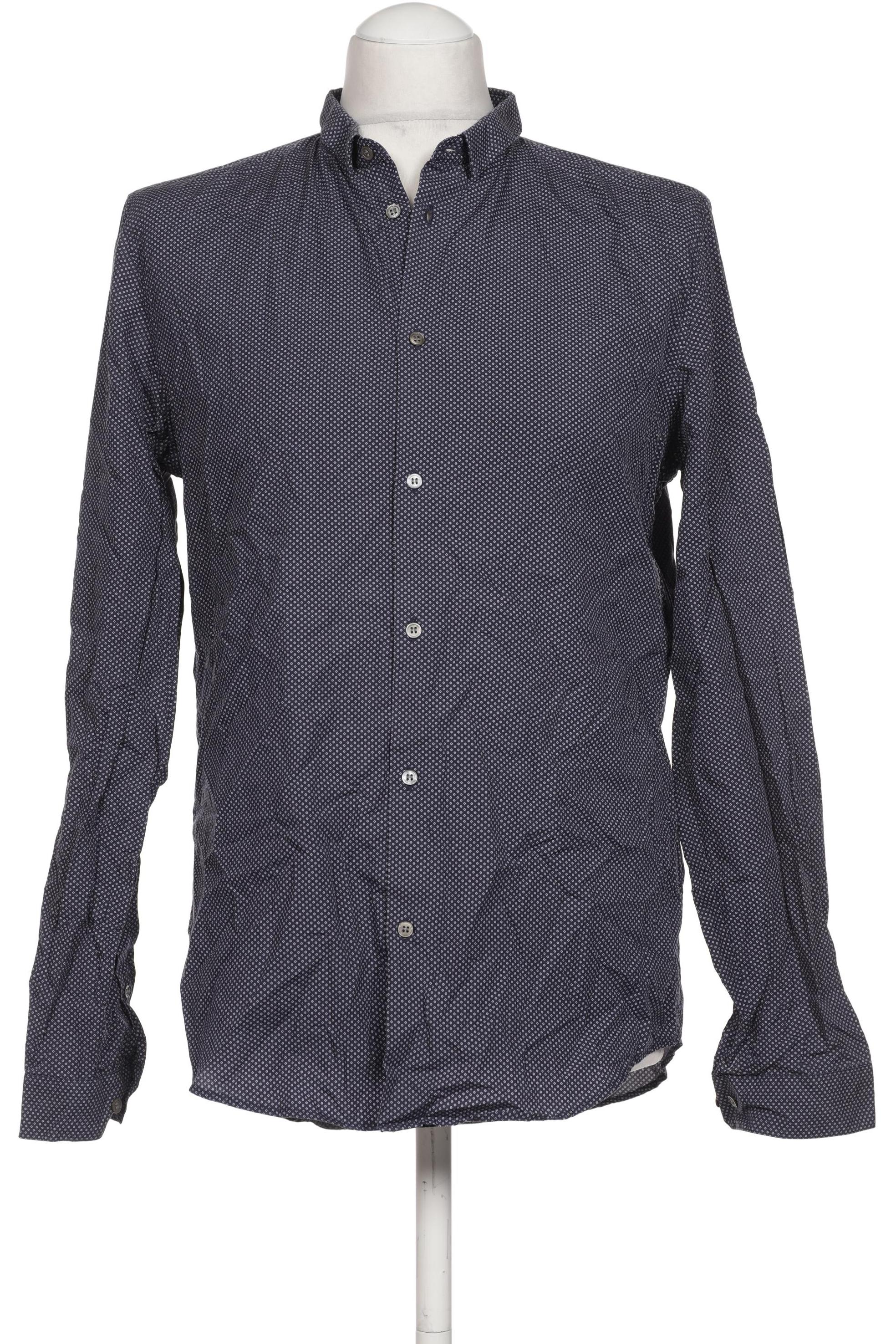 

COS Herren Hemd, marineblau, Gr. 50