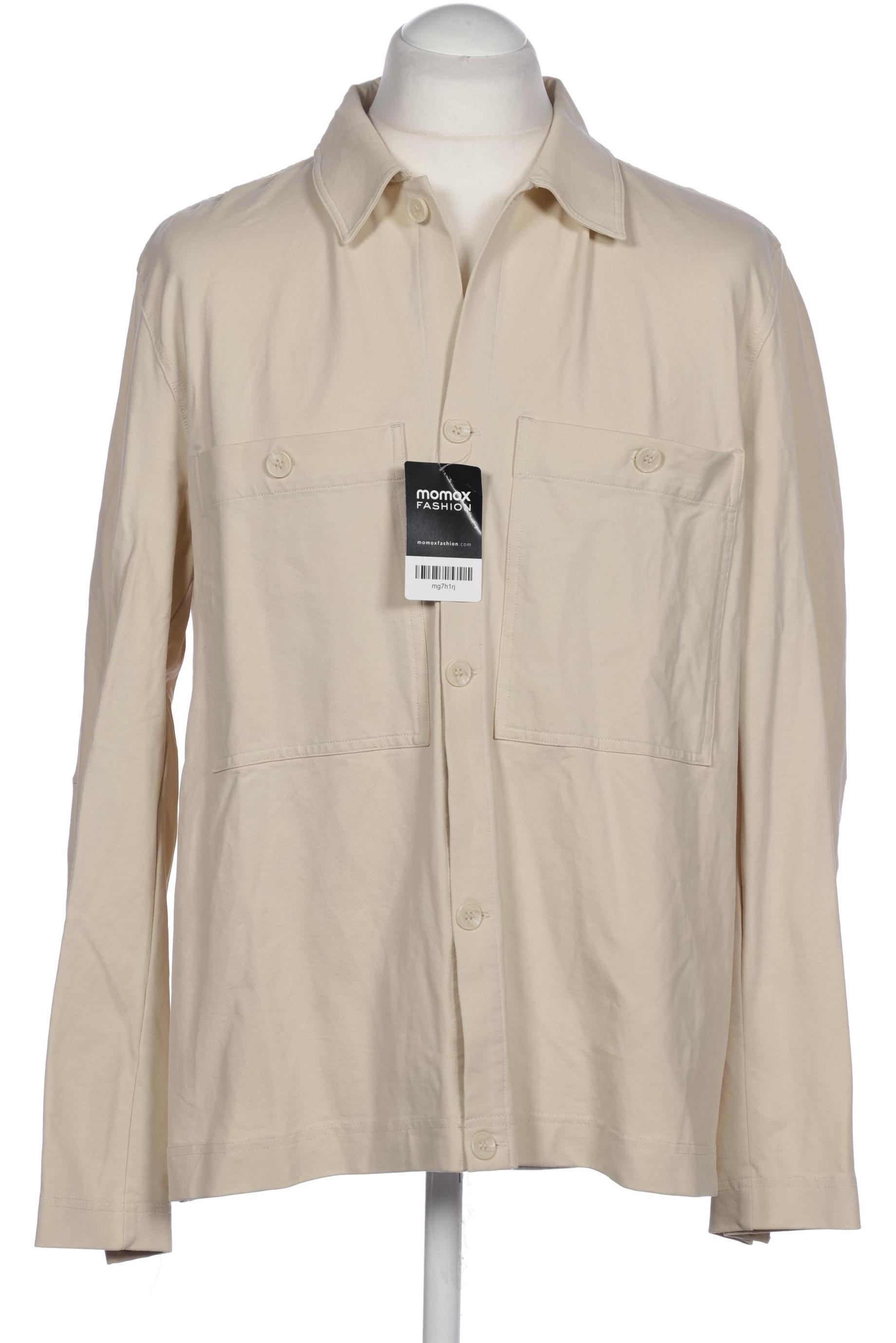

COS Herren Hemd, beige, Gr. 52