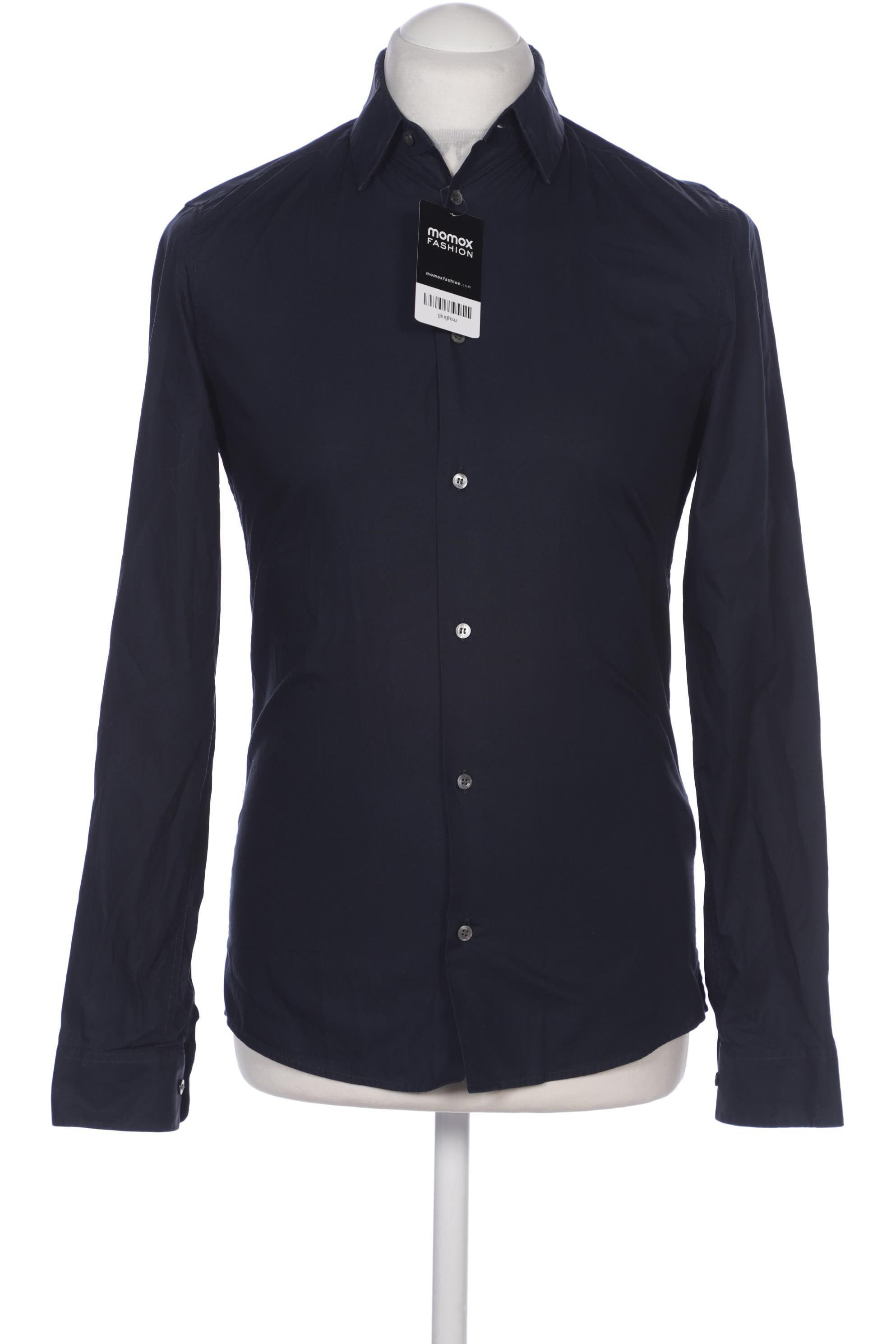 

COS Herren Hemd, marineblau, Gr. 46