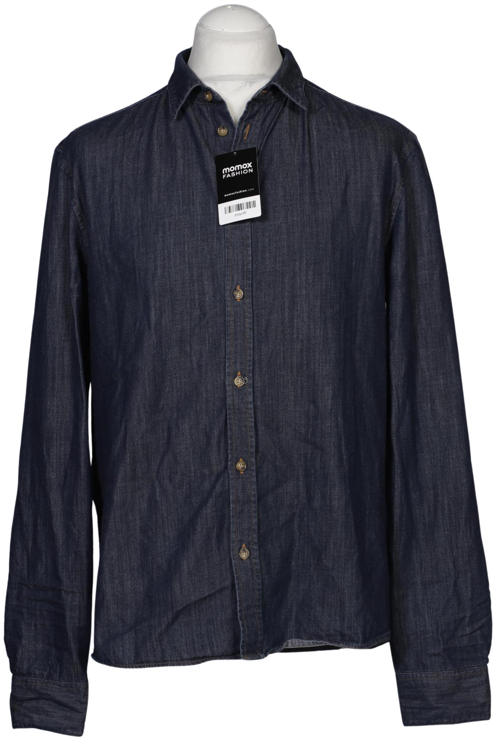 

COS Herren Hemd, marineblau, Gr. 52