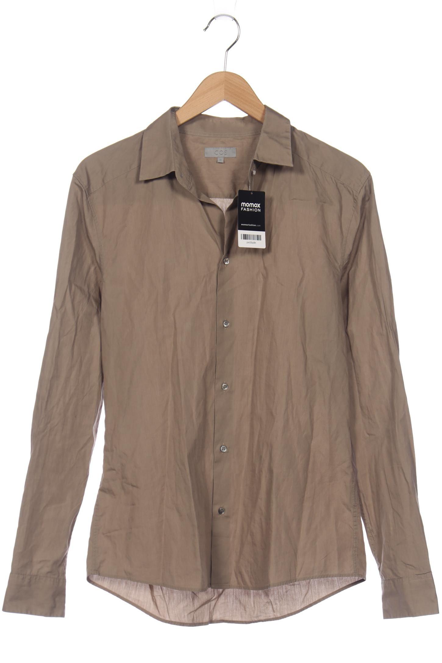 

COS Herren Hemd, beige, Gr. 52