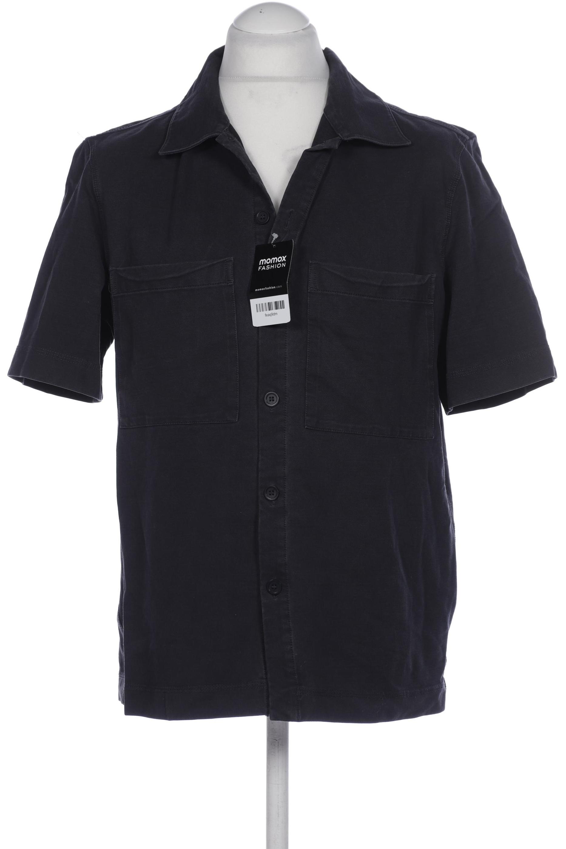 

COS Herren Hemd, marineblau, Gr. 48