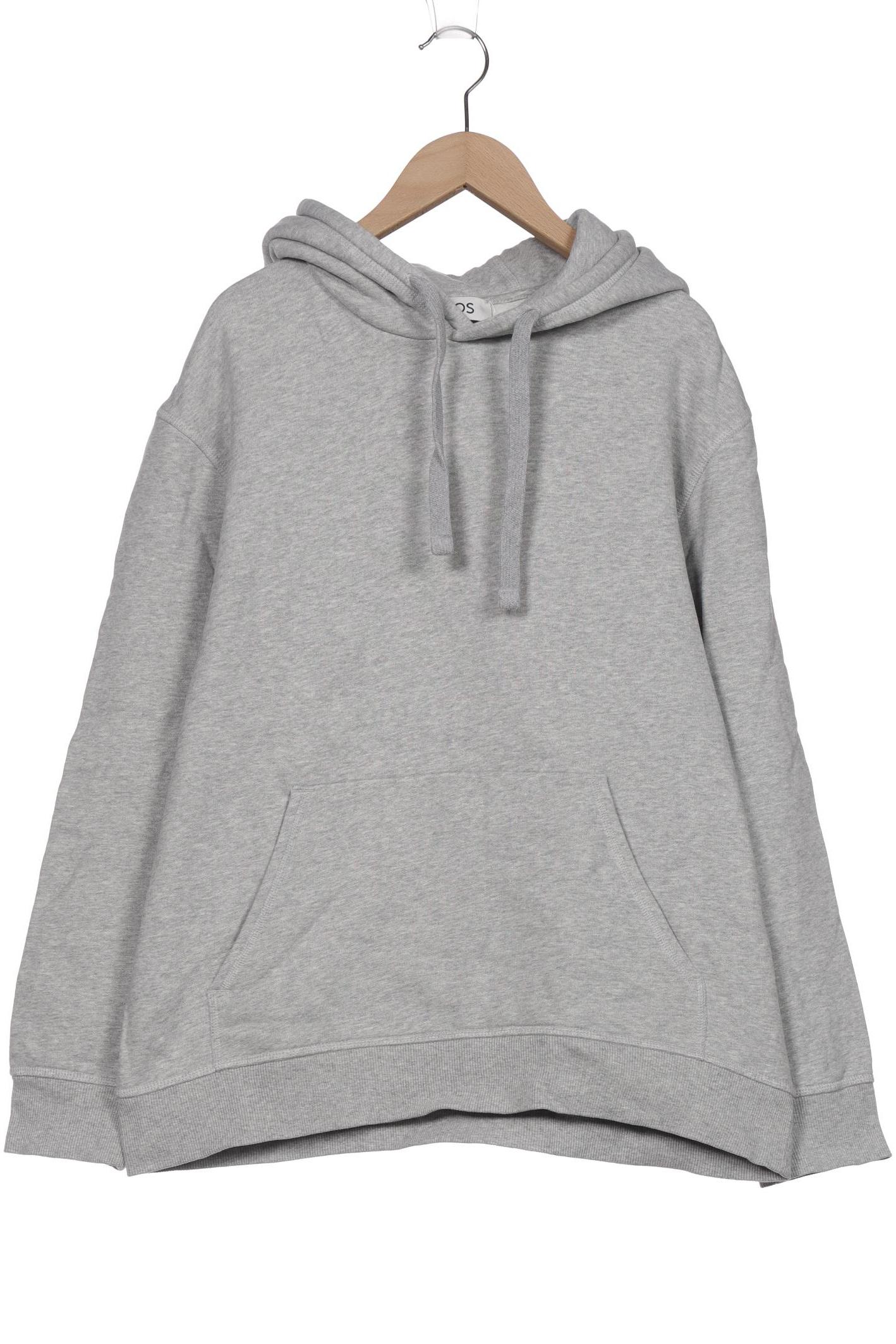 

COS Herren Kapuzenpullover, grau, Gr. 48