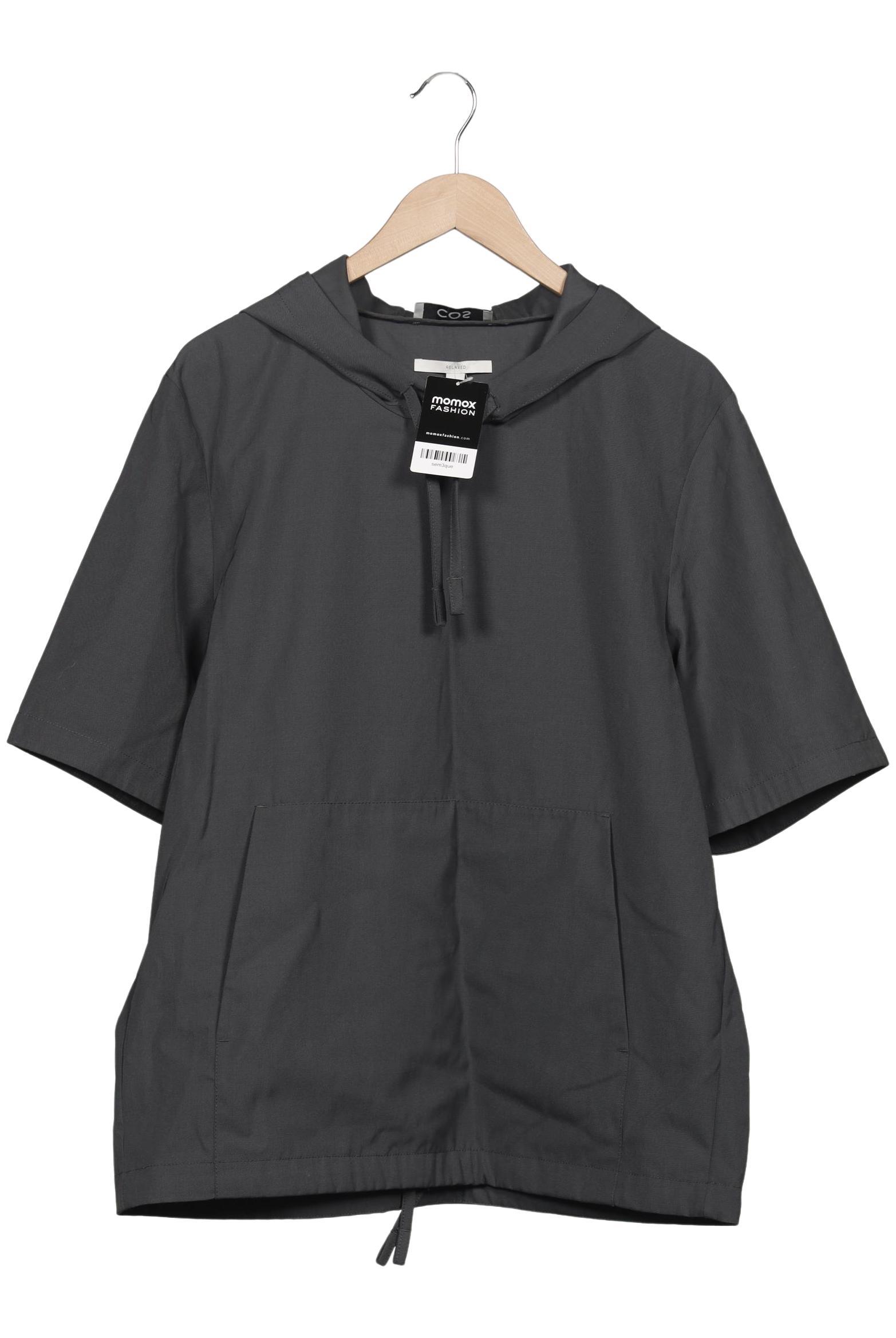 

COS Herren Kapuzenpullover, grau, Gr. 48
